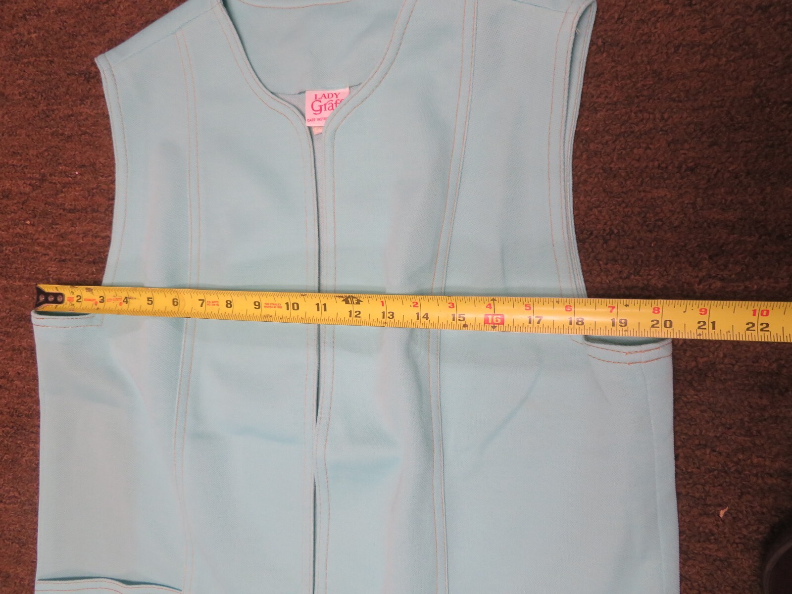 VINTAGE WOMEN’S LADY GRAFF VEST SIZE 36