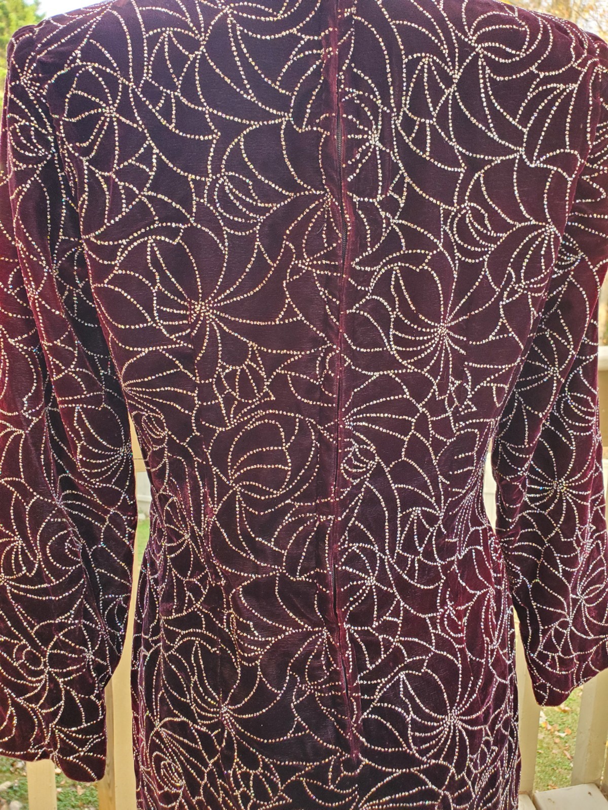 Vintage Geoffrey Beene Dress Rhinestone/Glitter Dress