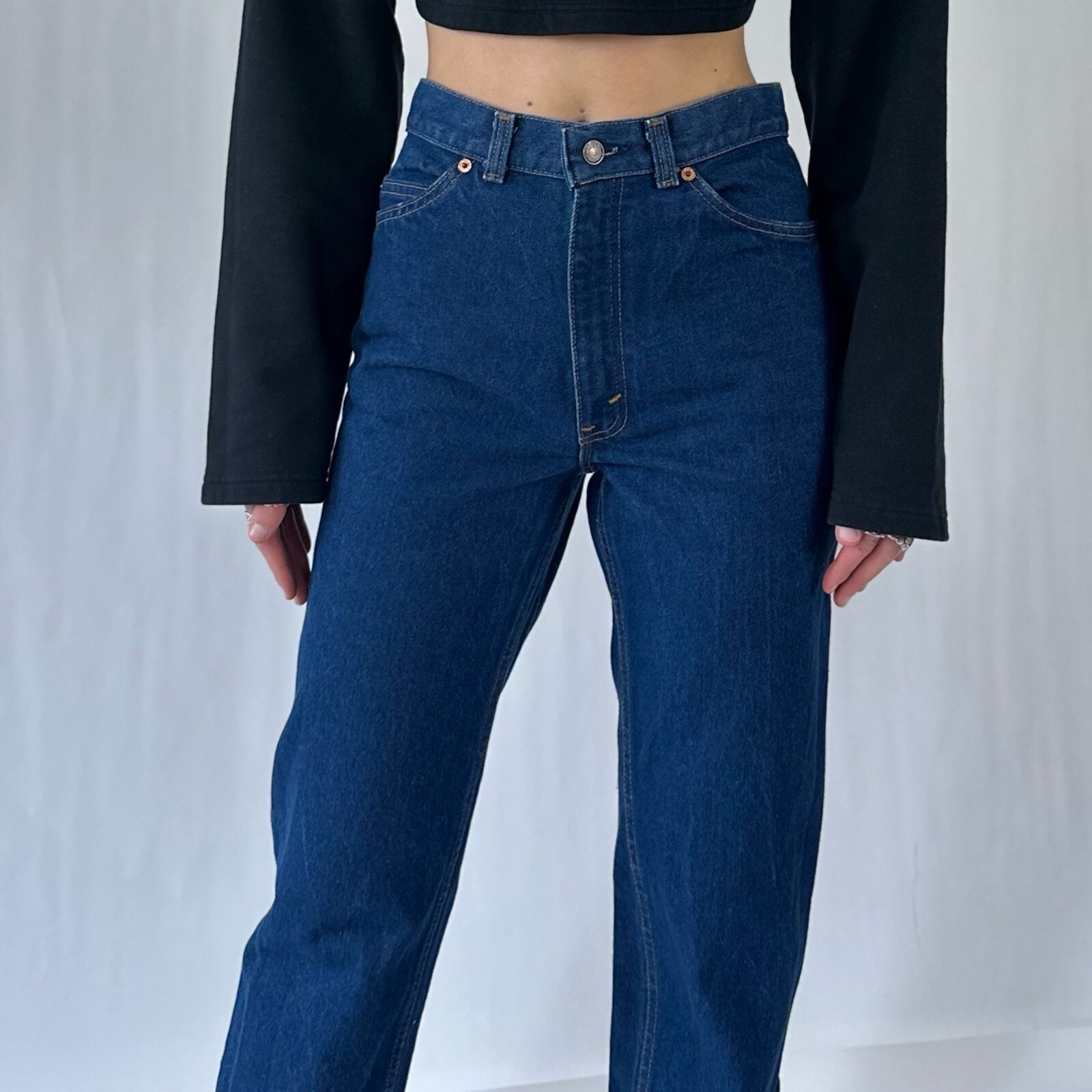 80s Levi’s Orange Tab High Waist Rare Big E ‘Misses’ Jeans Excellent 26×32