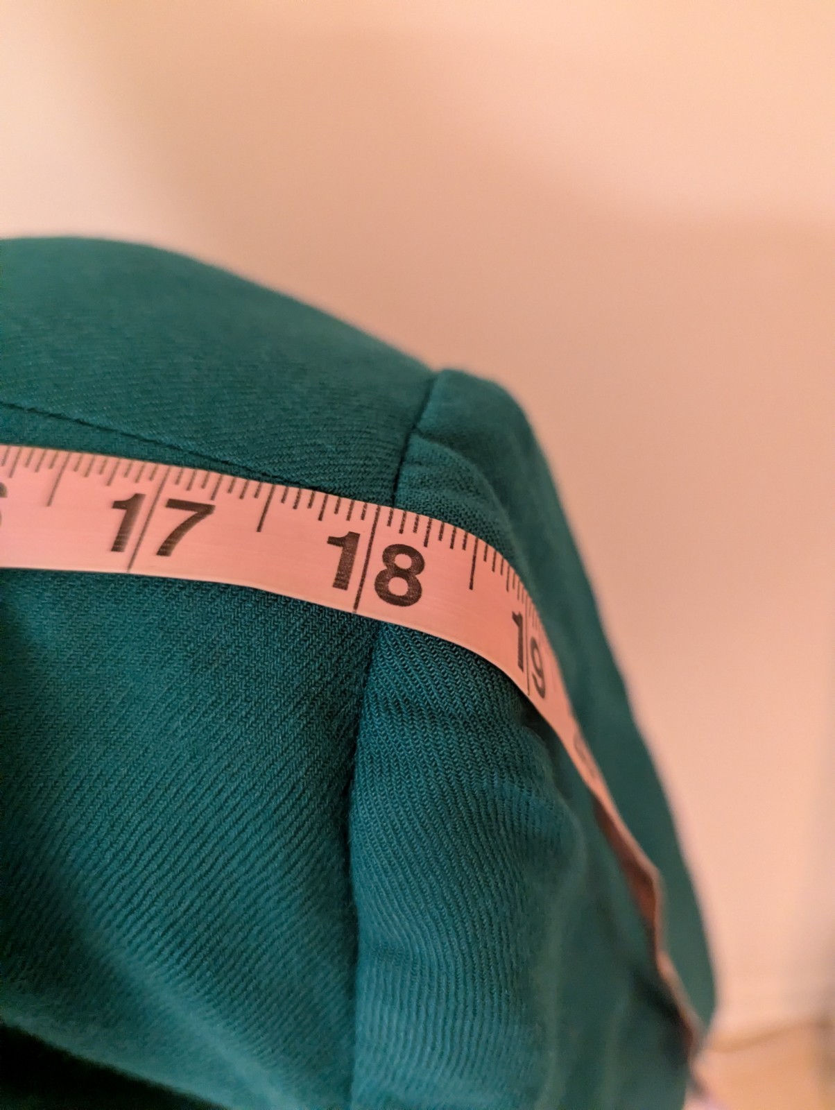 Vintage 1980s Saville Teal 100% Wool Blazer Jacket Button Up Medium Large
