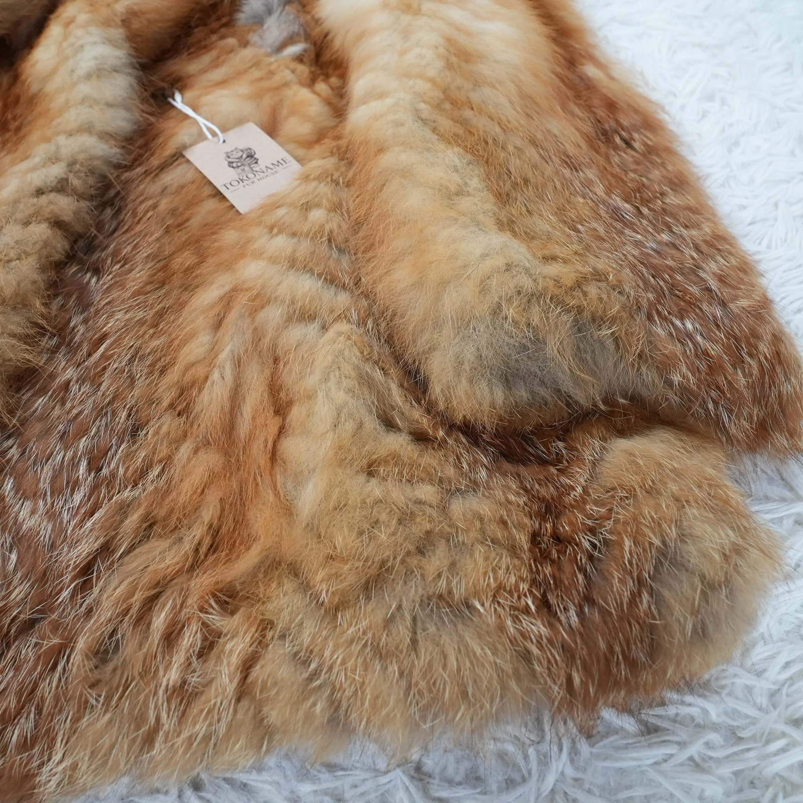 Red Fox Fur Coat EMBA – Genuine Vintage Fur From Japan