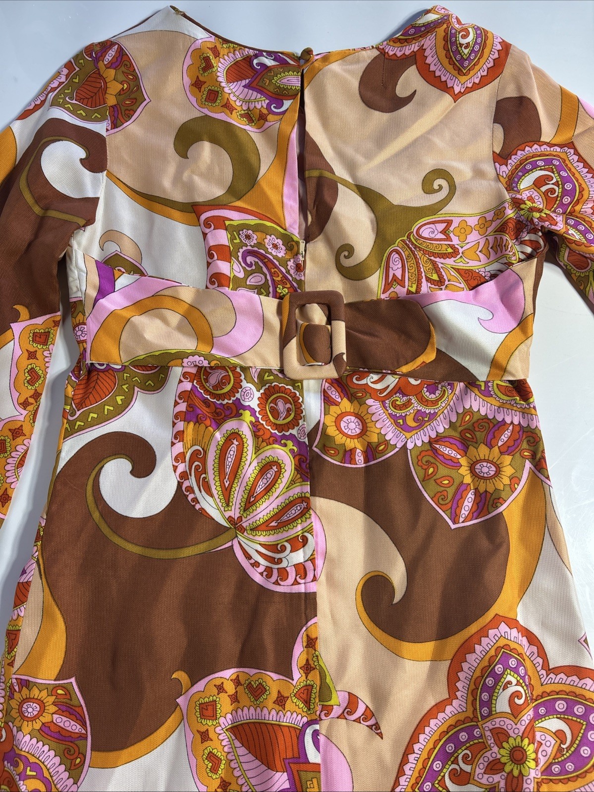 Vintage Tori Richard Honolulu Tropical Floral Psy Retro 60s/70’s Maxi Dress