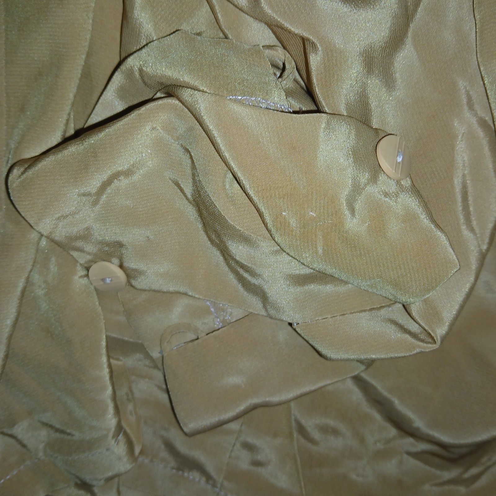 Vintage Womens Abstract 2 Piece Set Blouse Wrap Skirt 1980’s Yellow/Black Sz 11