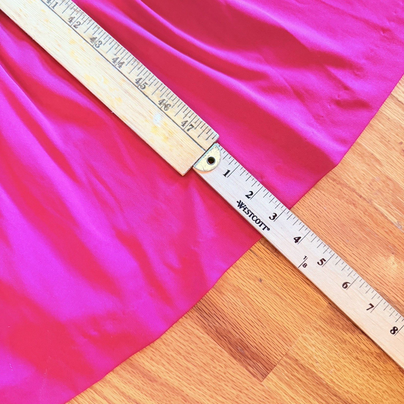 Vintage 70s Fuchsia Tiered Ruffled Cold Shoulder Maxi Dress Small Romantic Boho