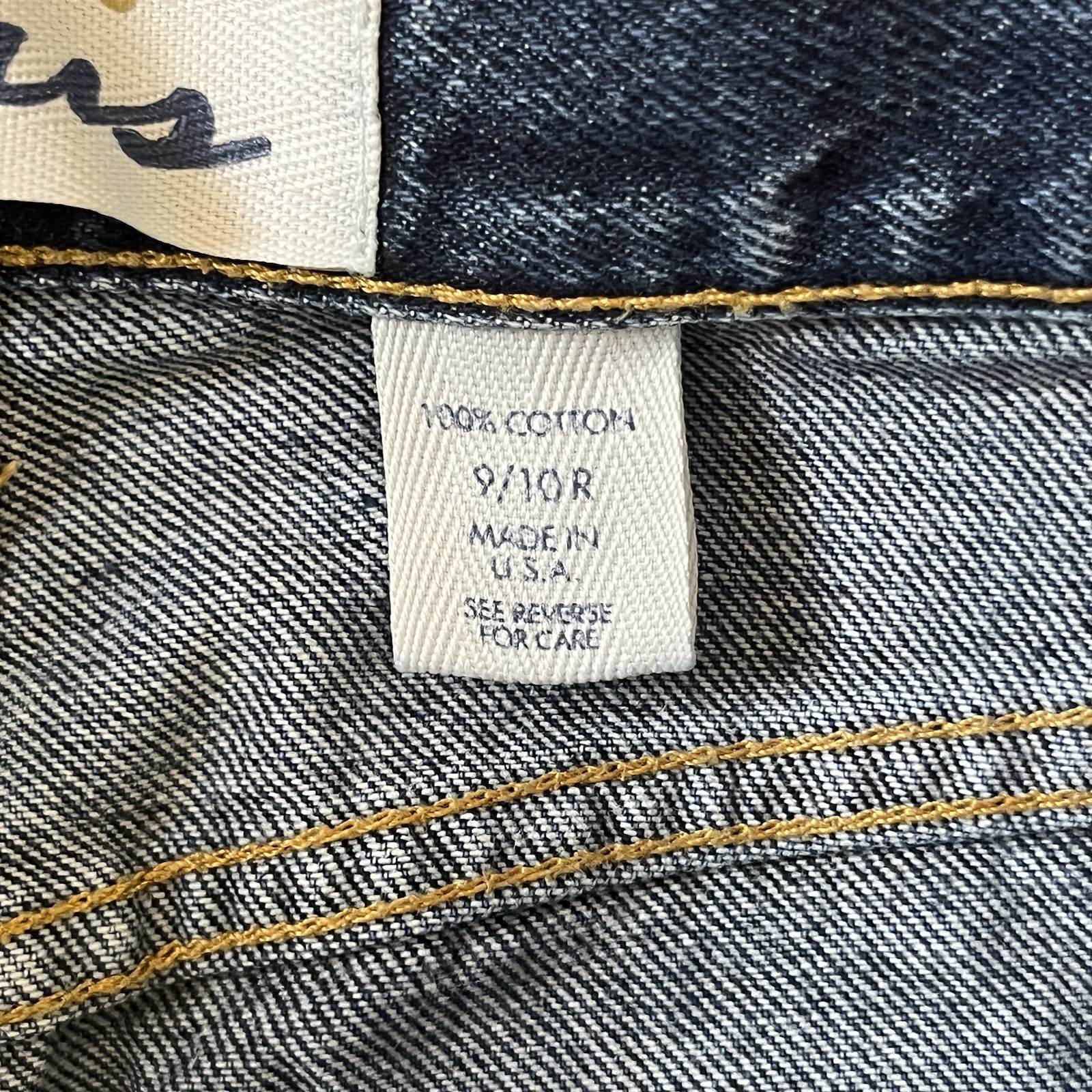 Vintage 90s Express Boot Cut Flare Bell Jeans Women’s 9/10 R USA Made Blue Denim