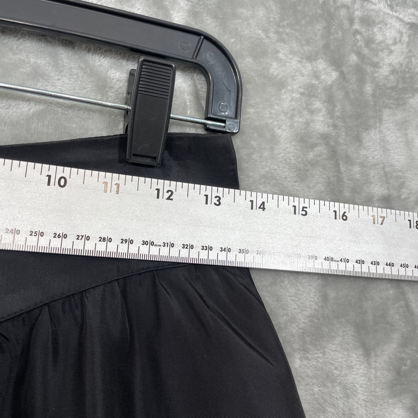 VTG 90s/Y2K Jessica McClintock Gunne Sport Skirt Size 9 Black Taffeta Satin USA