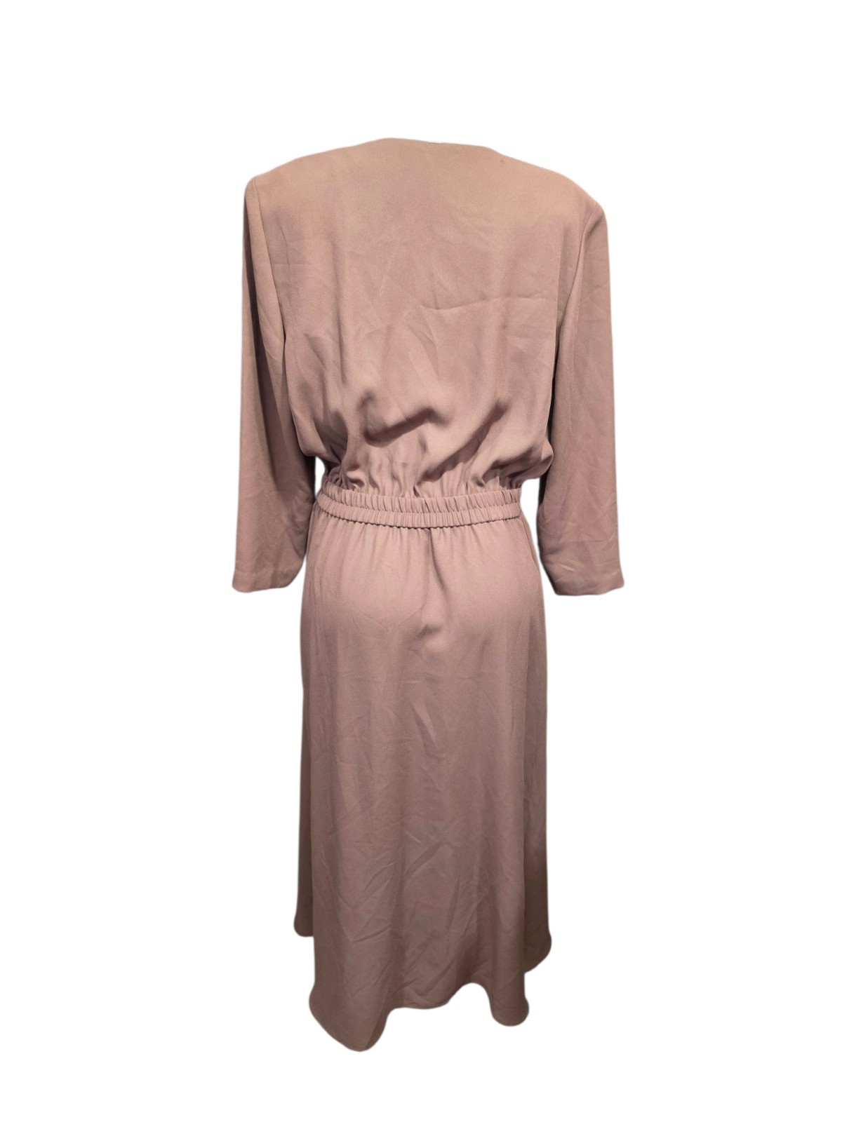 Vintage Chaus Dress Midi Olive Brown Size 12