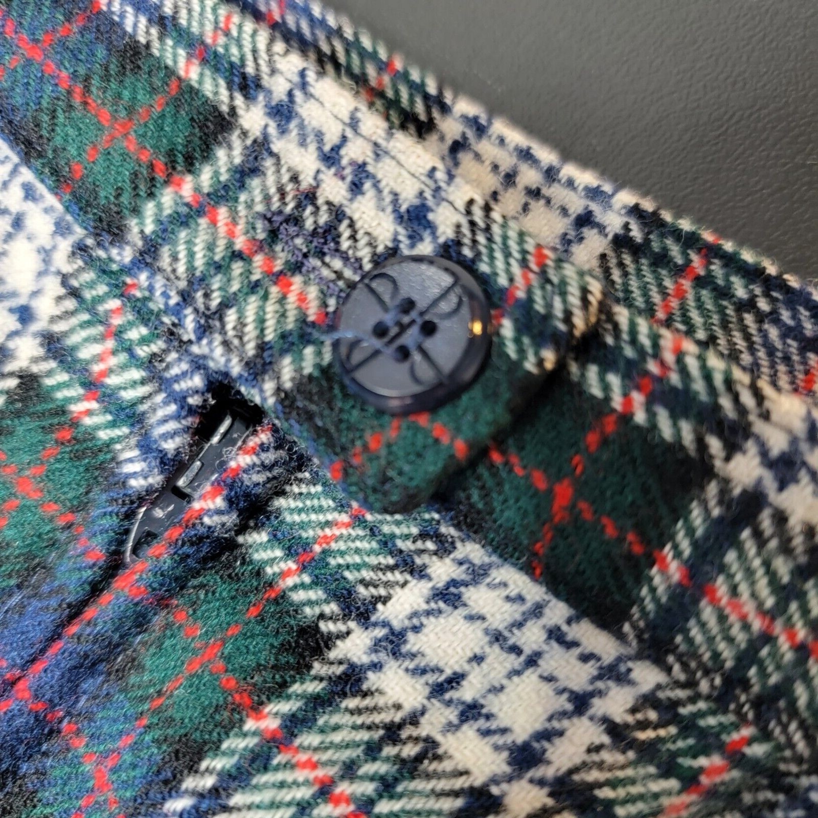 Vintage Pendleton Tartan Plaid Wool Skirt USA sz 16 (med/lg) Vtg Lined A-Line