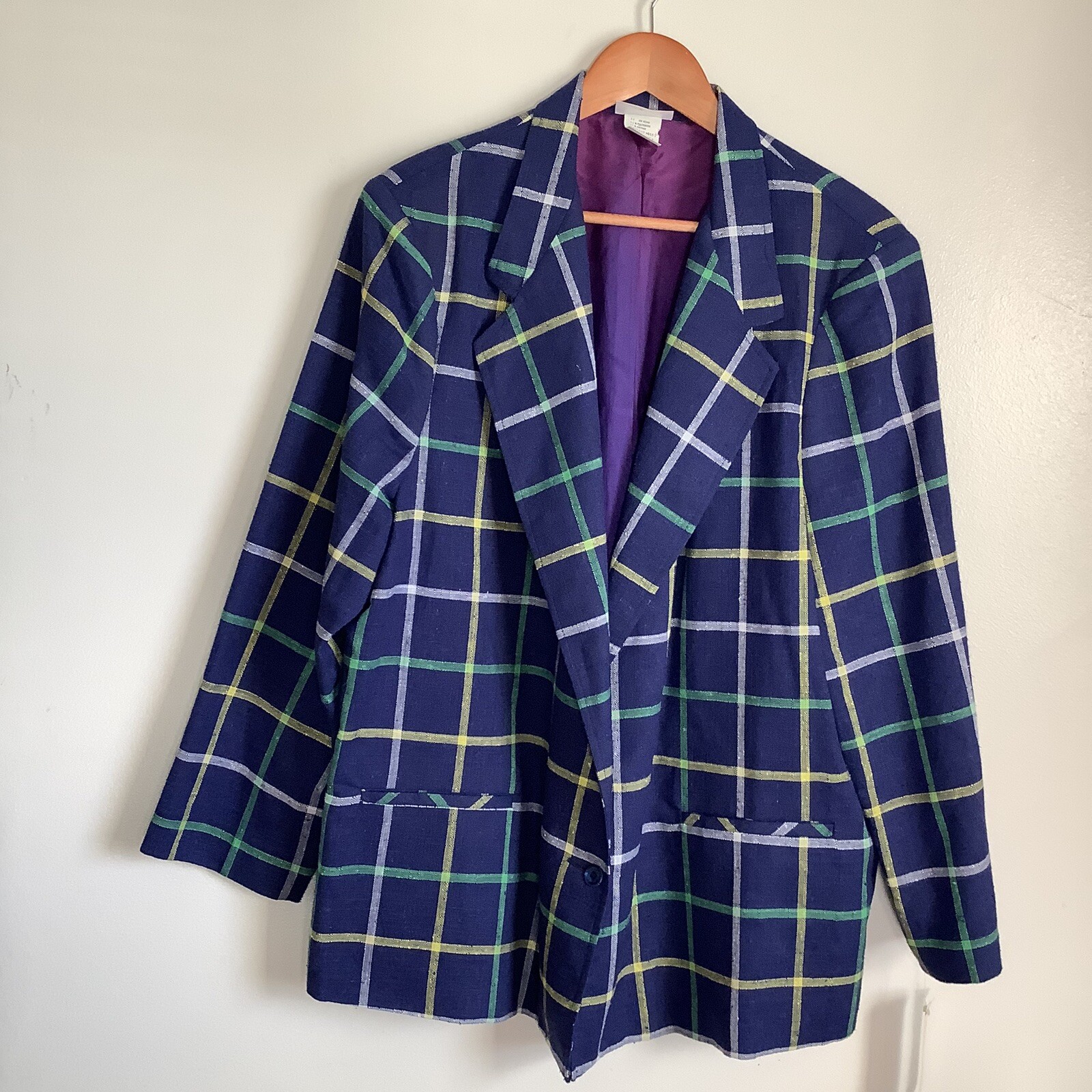 Vintage Cos Cob Blazer Women’s Size 1960s 1970s Secretary Look Size 44 NWT