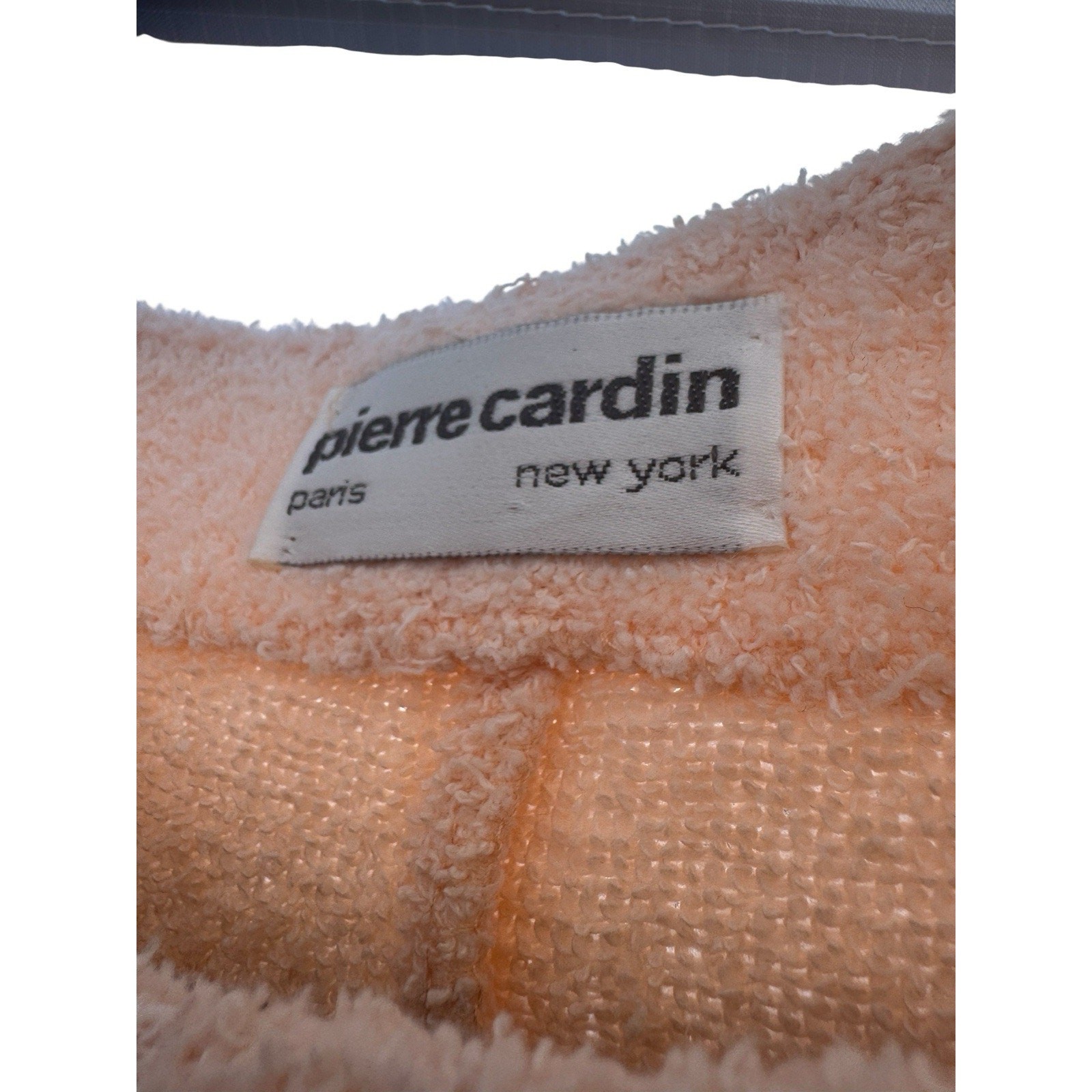 Pierre Cardin 60s 70s Terrycloth Towel Maxi Dress MCM Vtg Sheath Chic Sz M