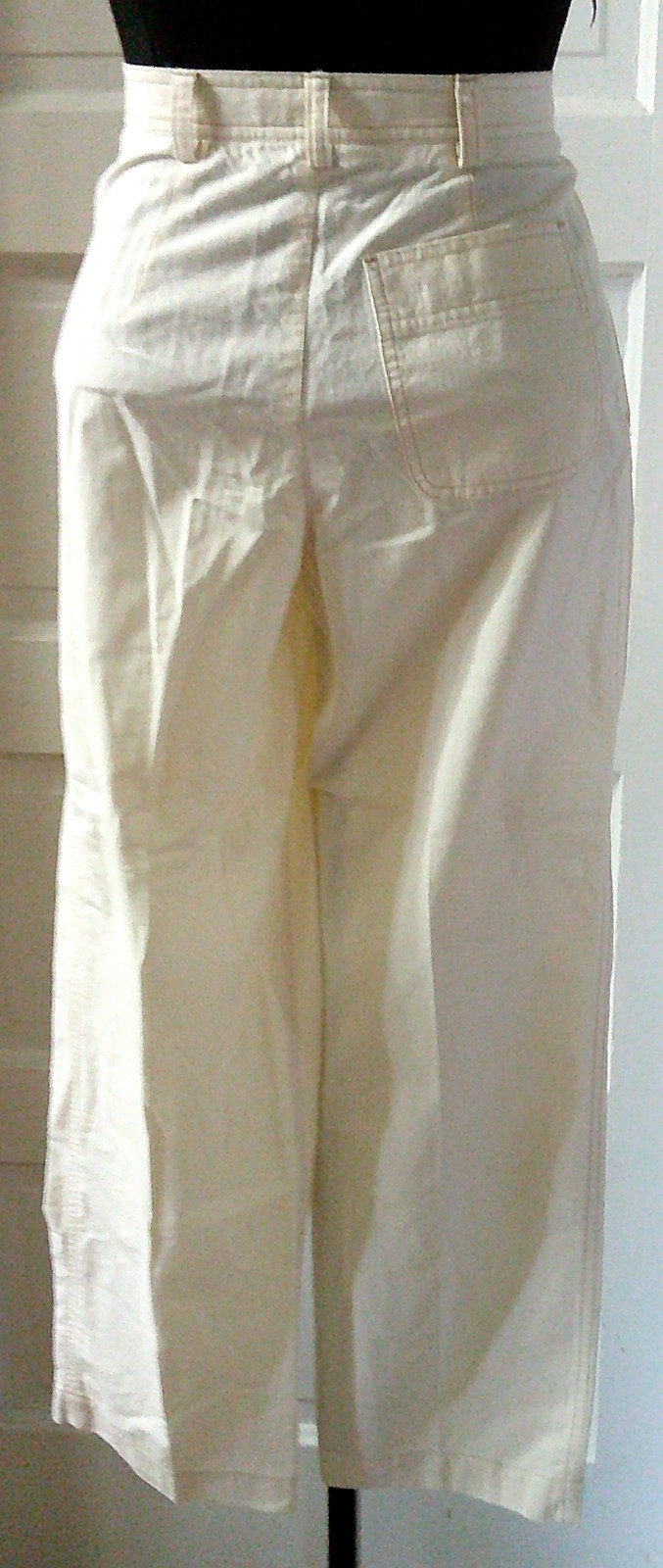 80’s LIZSPORT Beige Pleated Casual Cotton Pants Slacks Trouser 2P