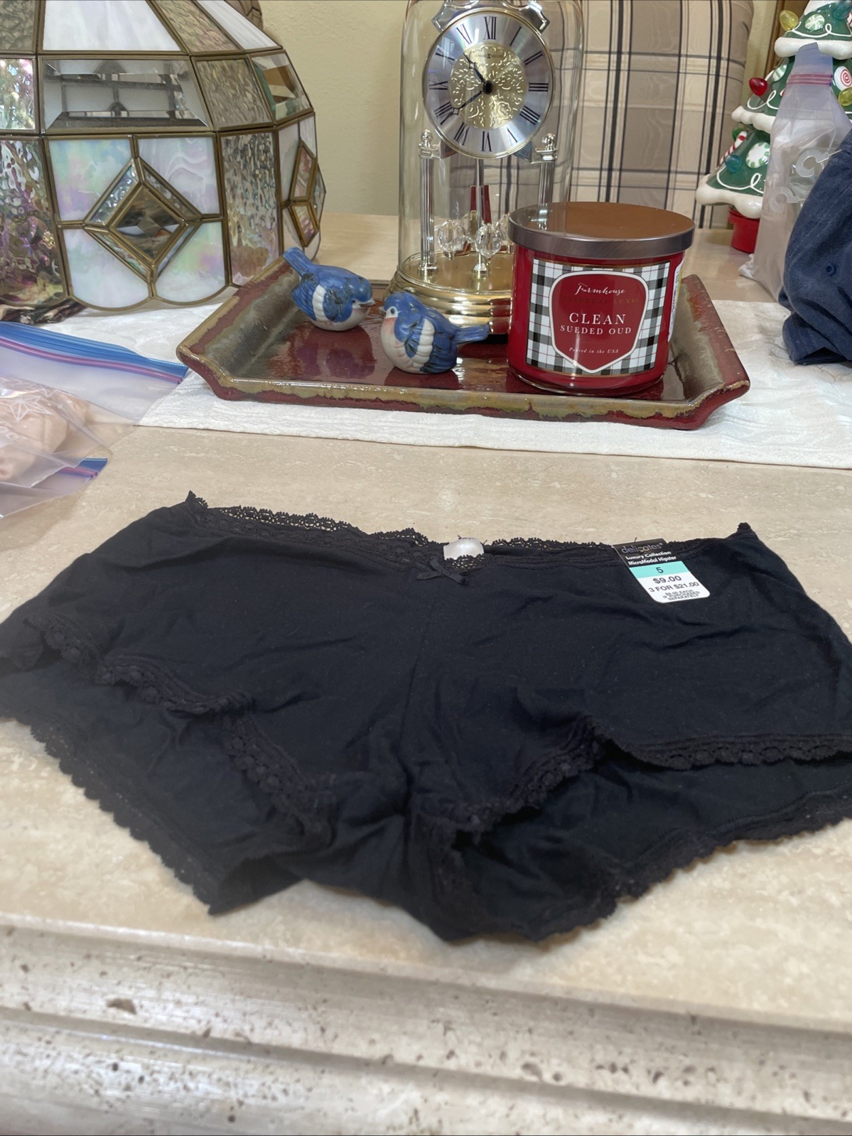 Vintage JCP DELICATES LUXURY COLLECTION Low Rise Hipster MODAL Panty Size 5 NWT