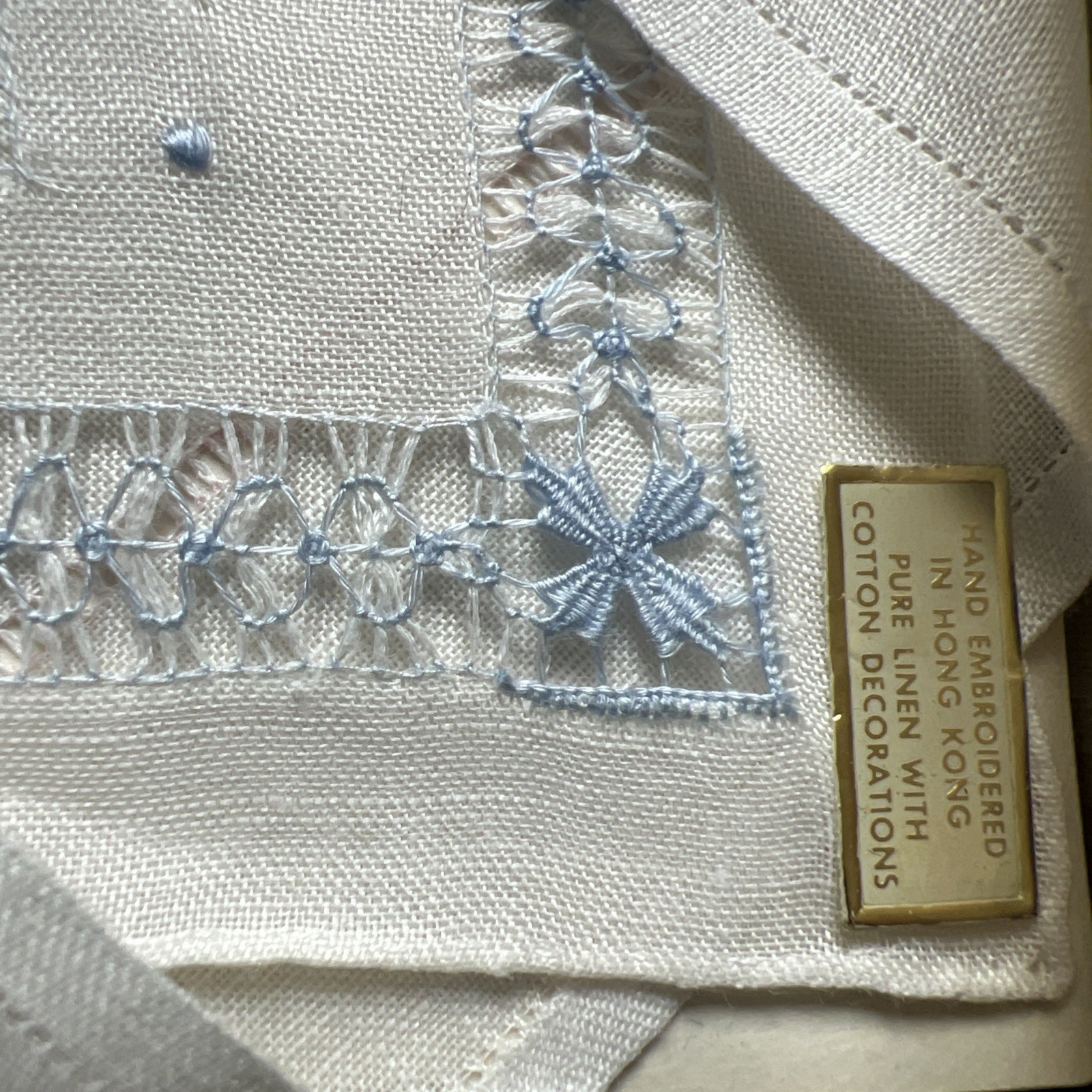 Vintage SCHIAPARELLI Handkerchiefs In Original Box.