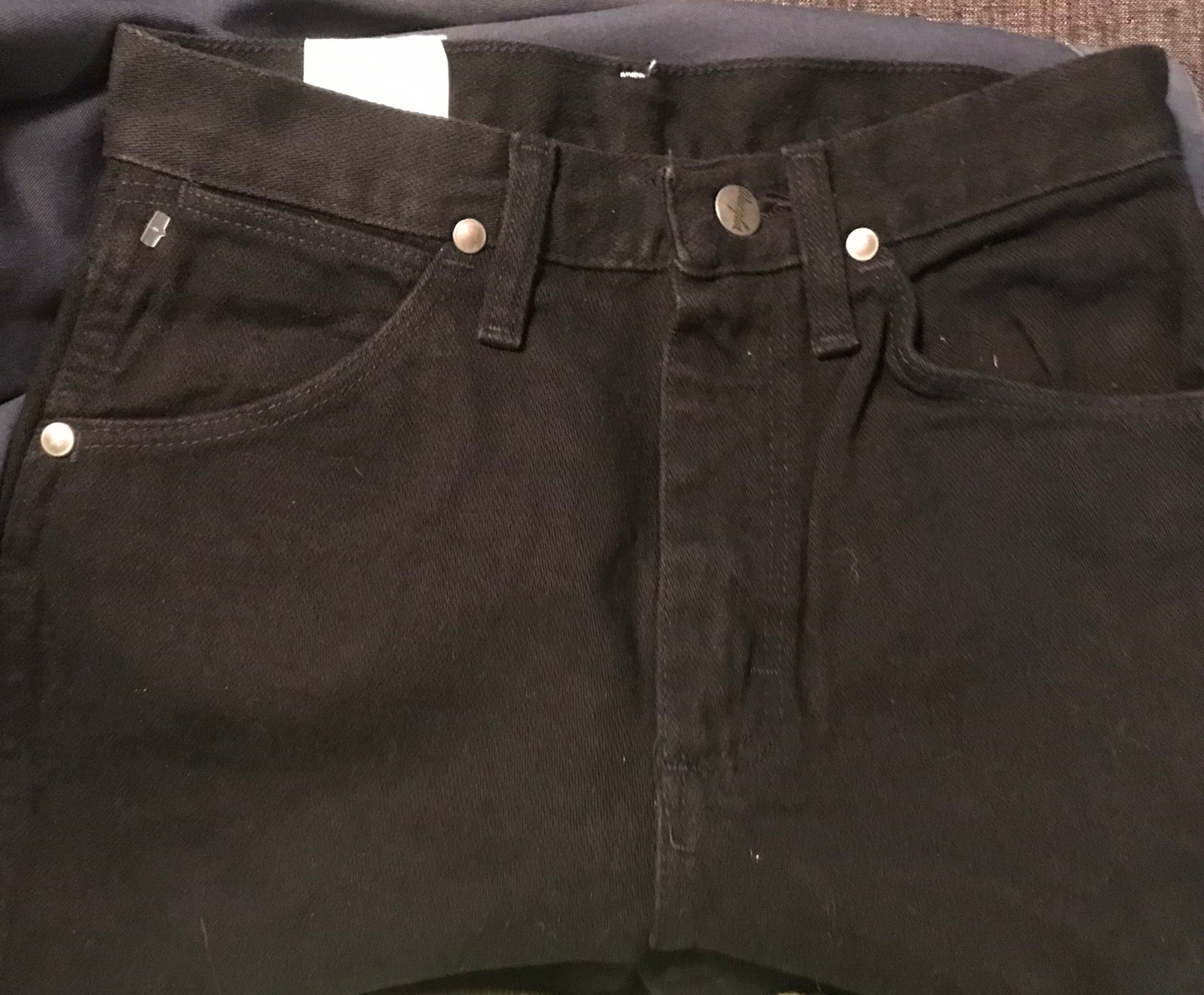 VTG NWt Wrangler Cowboy Cut 3 X 36 Black MADE IN USA 3mwkg Cotton