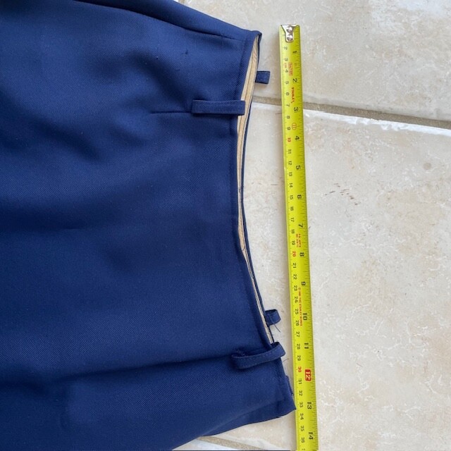Classic Vintage Navy Blue Skirt By Summit Of Boston Women’s Size 10 1970’s