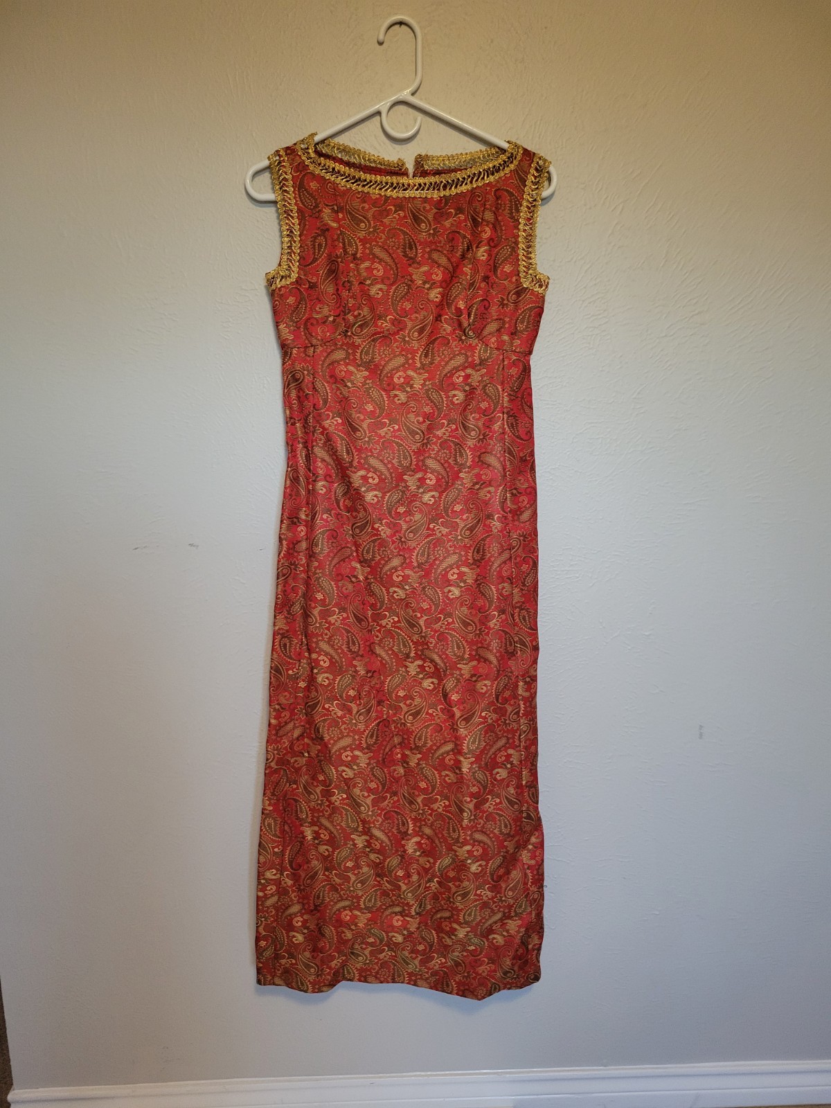 Vintage Homemade 60s Long Dress Size 2