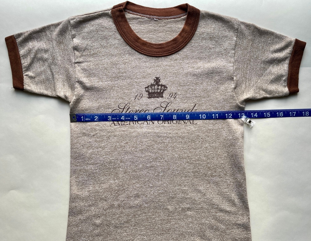 90s VTG Stereo Sounds USA T-Shirt SOFT Women’s SM/M STUSSY UNION SUPREME
