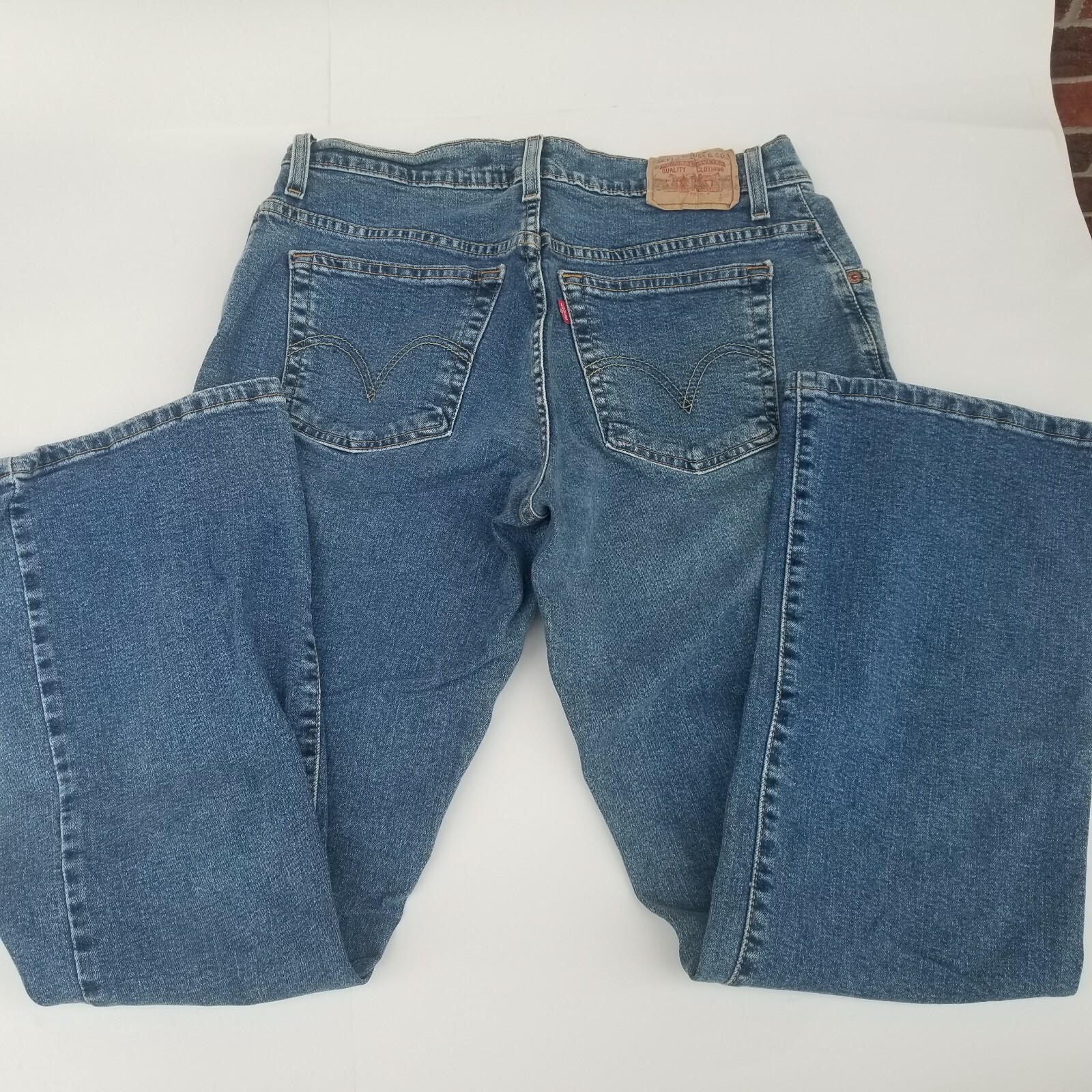 Vintage 90’s Levis 550 Denim Mom Jeans High Waist Tapered Leg Relaxed Boot Cut