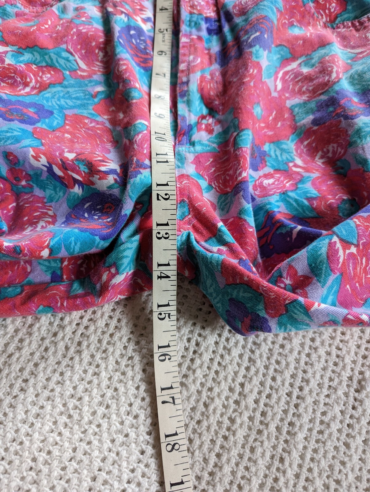 VTG Preview International 90s High Waist Floral Tapered Trouser Pants Women’s 12