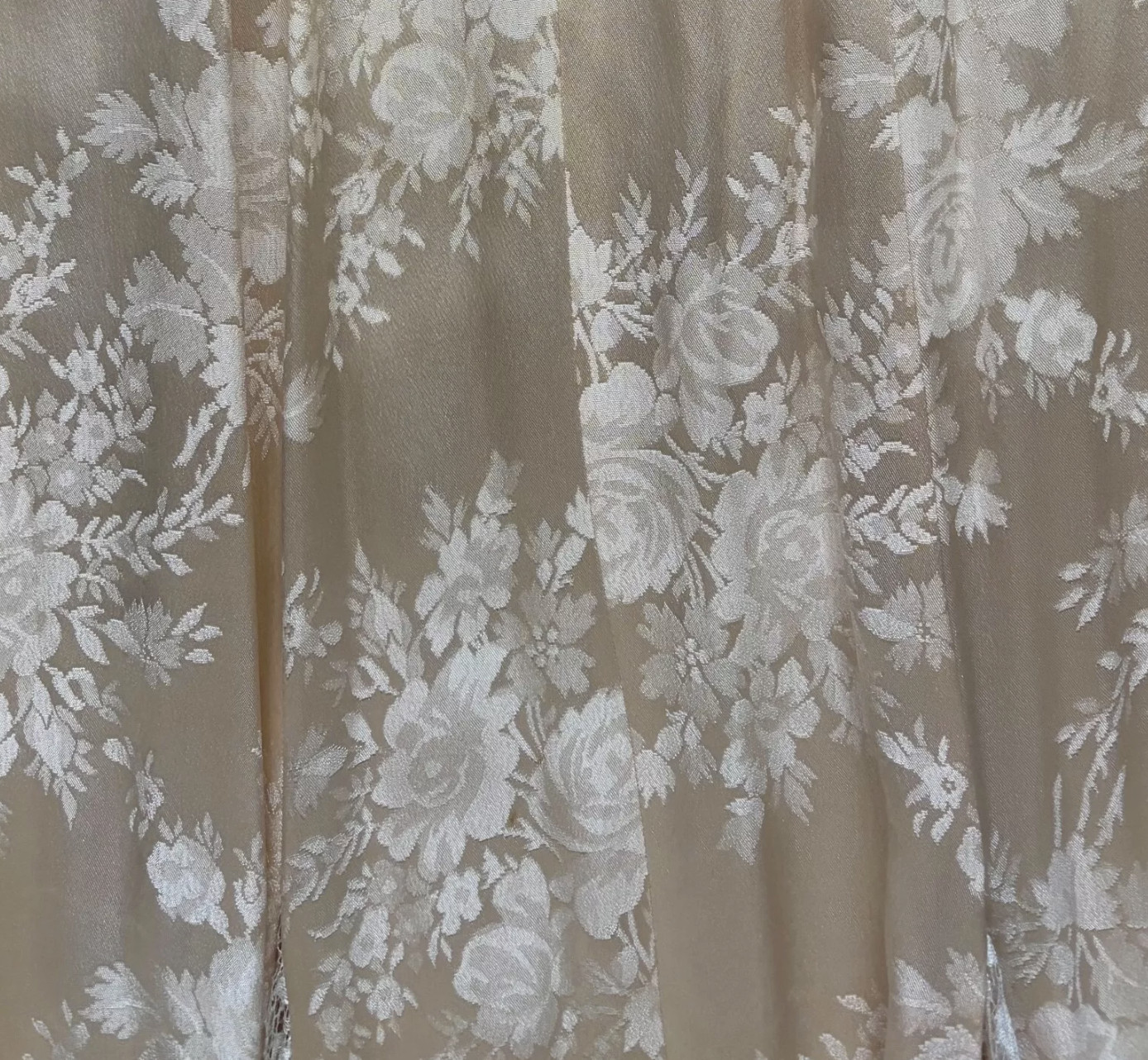 VTG Jessica McClintock Ivory Lace Wedding Dress Sz 4 / 6 Whimsigoth 80’s *READ