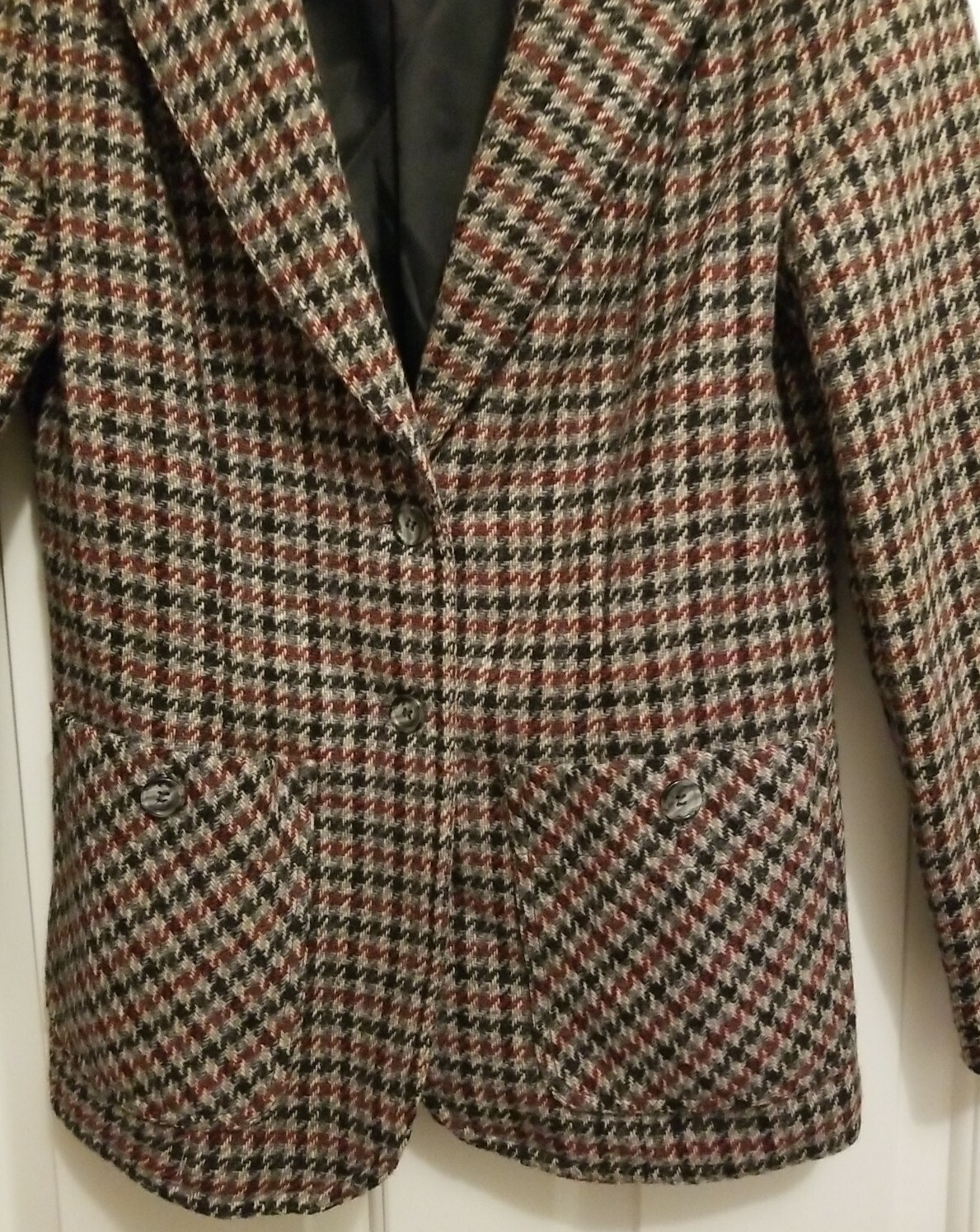Vintage 80’s BRONSON OF CALIFORNIA 2 Button Blazer Jacket ~ Herringbone ~ 9/10