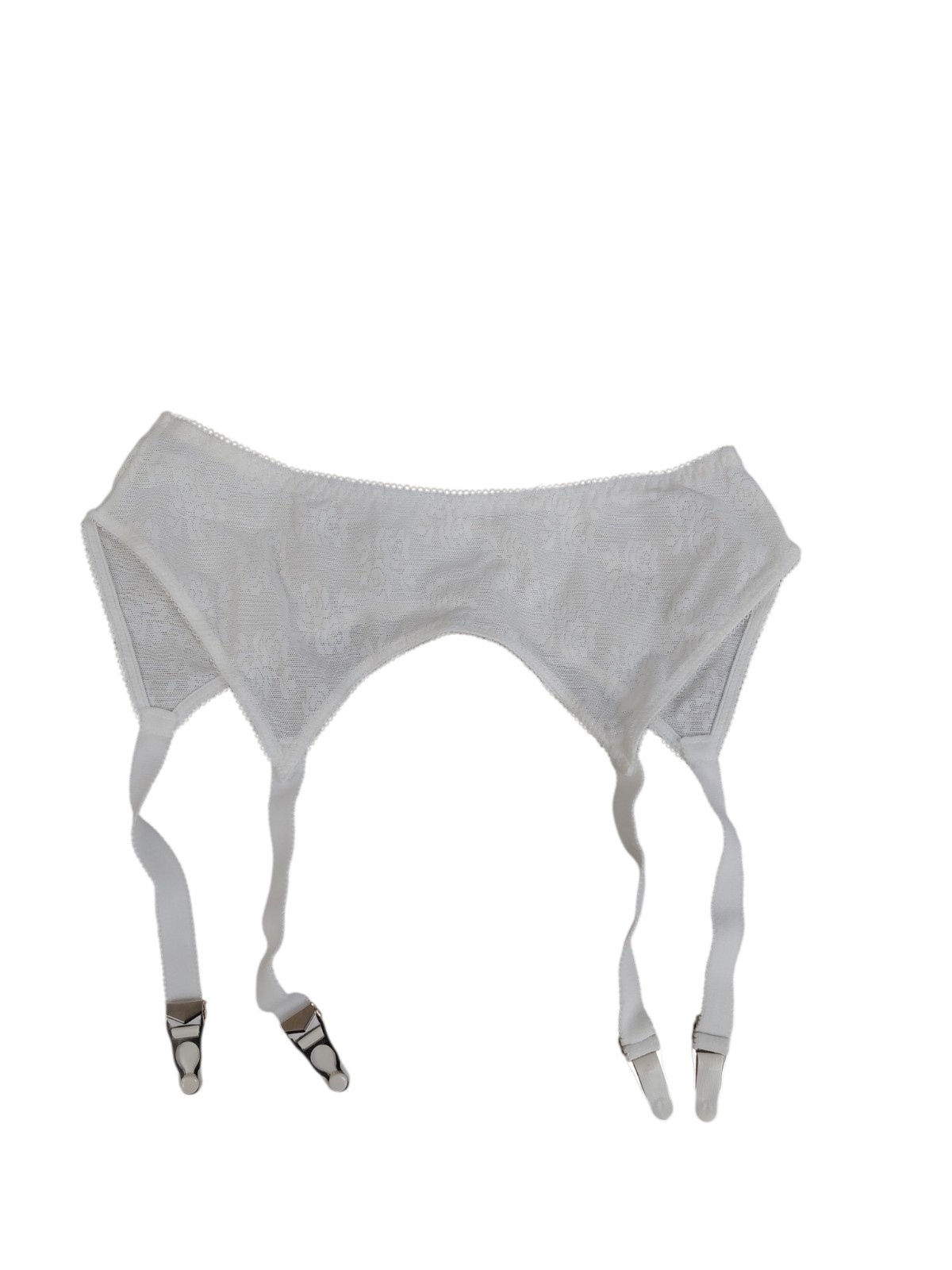 Vintage Garter Belt Size L White