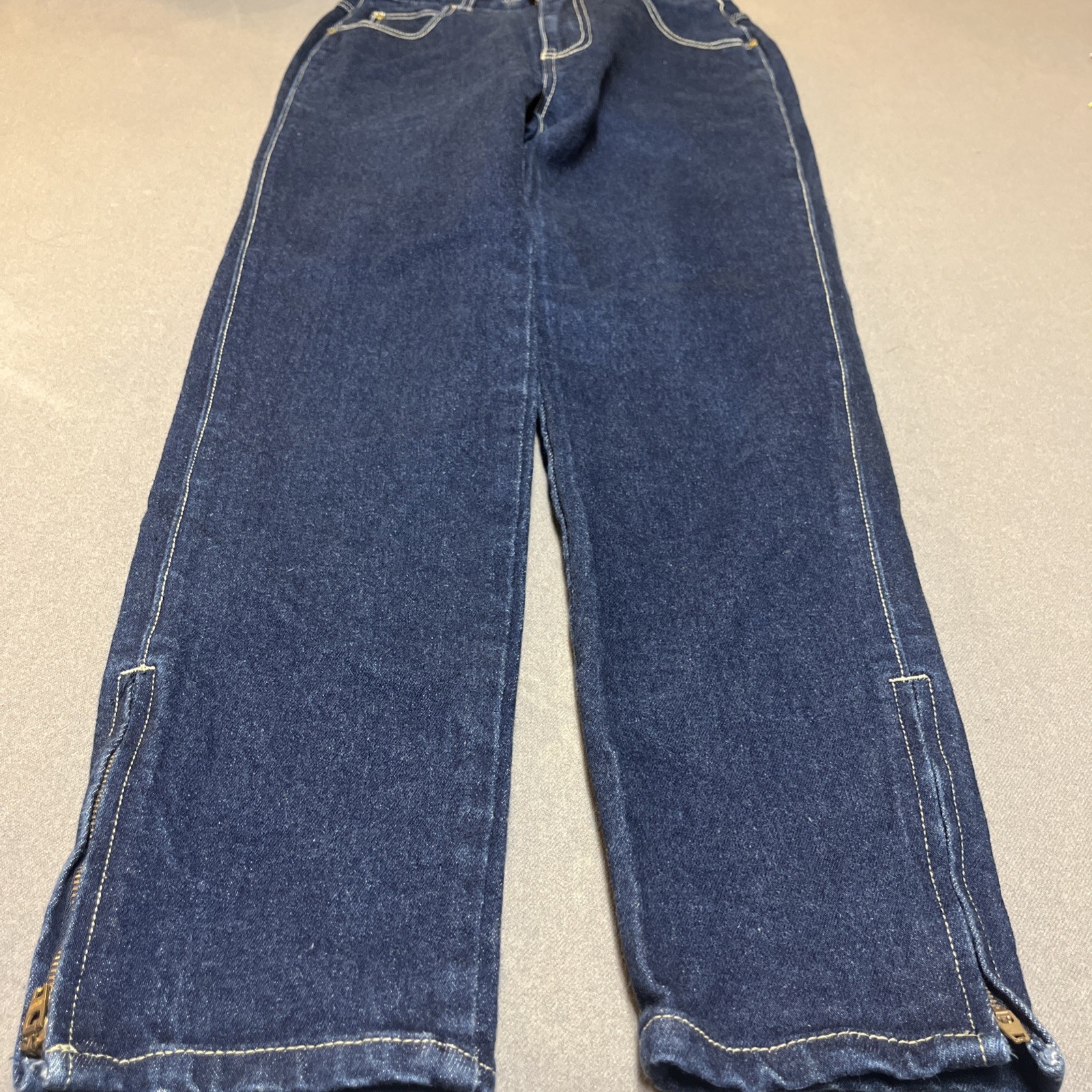 Vintage Sasson 70s Contrast Stitch Jeans Size 11 Juniors
