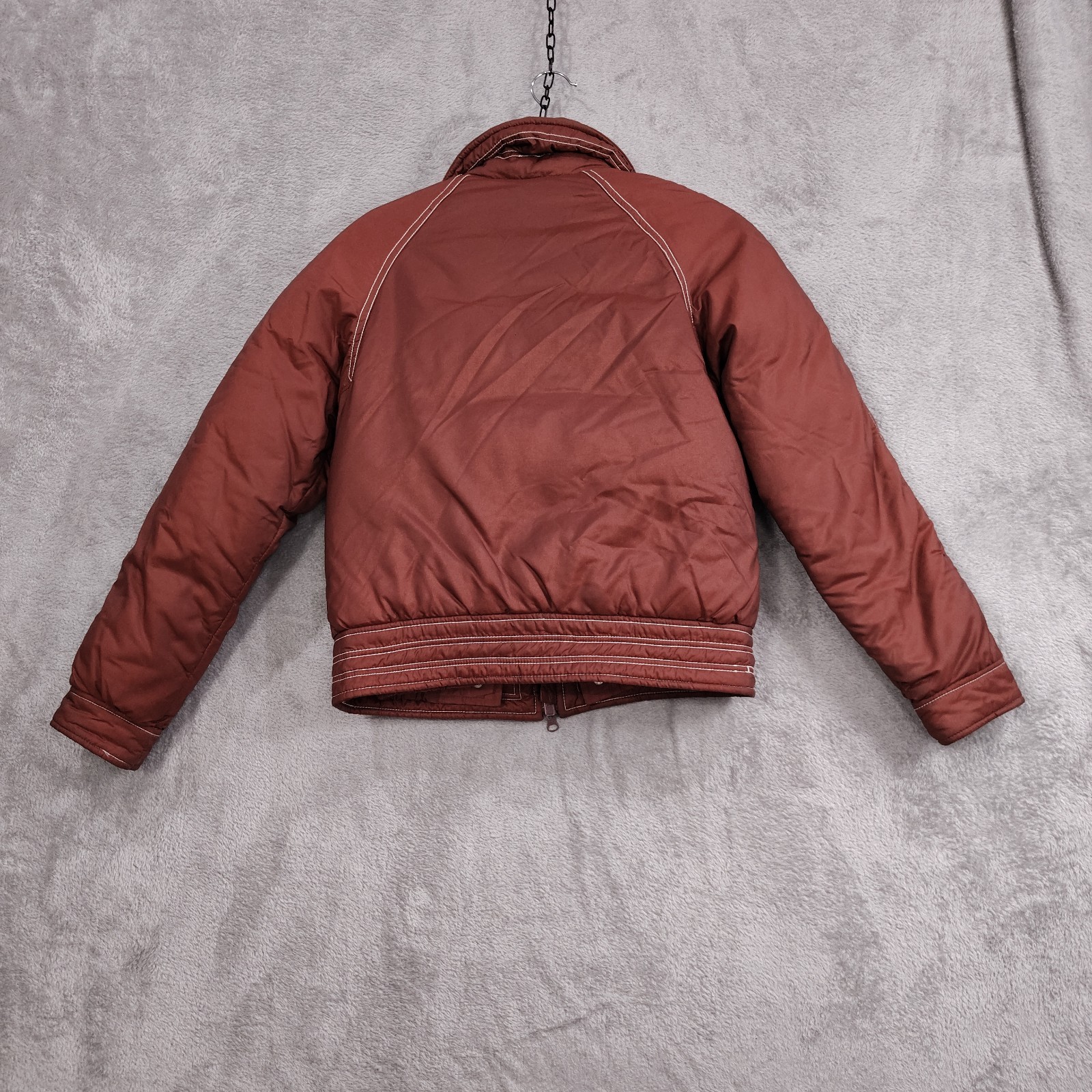 Vintage BECONTA Winter Down Puffer Jacket XS Ski / Snowboard Jackie Burkhardt