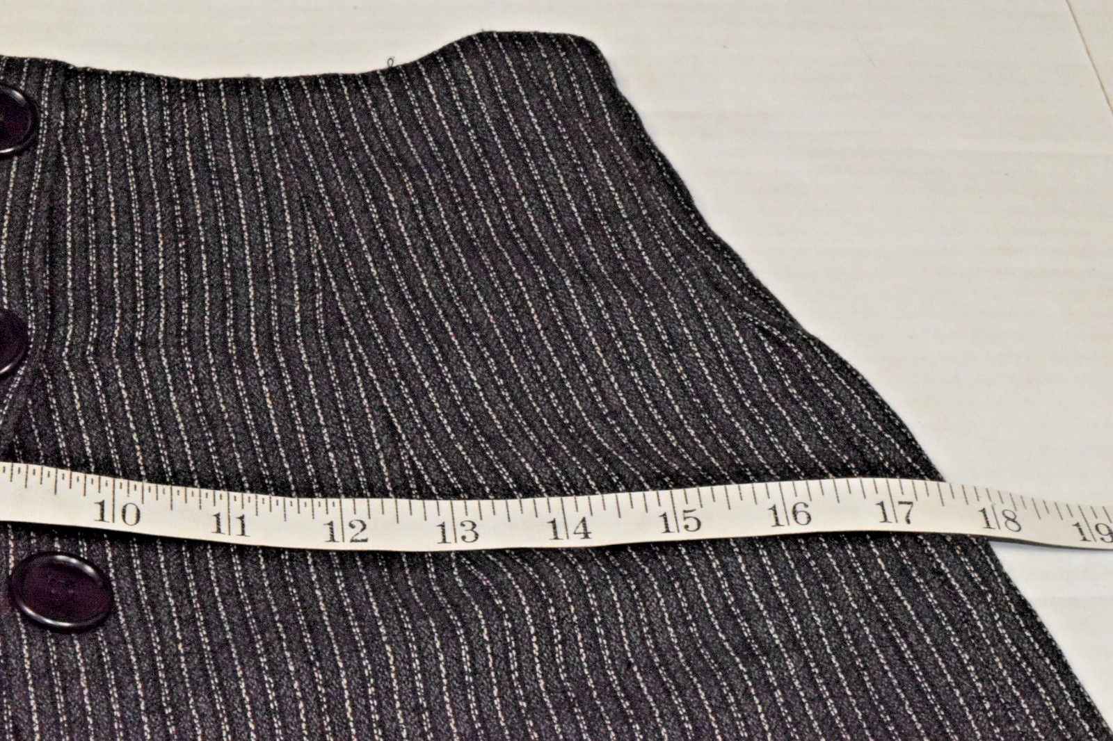 Vintage Mini Skort Shorts Clothes Circuit Size 7 90s Pin Stripe Lined Made USA