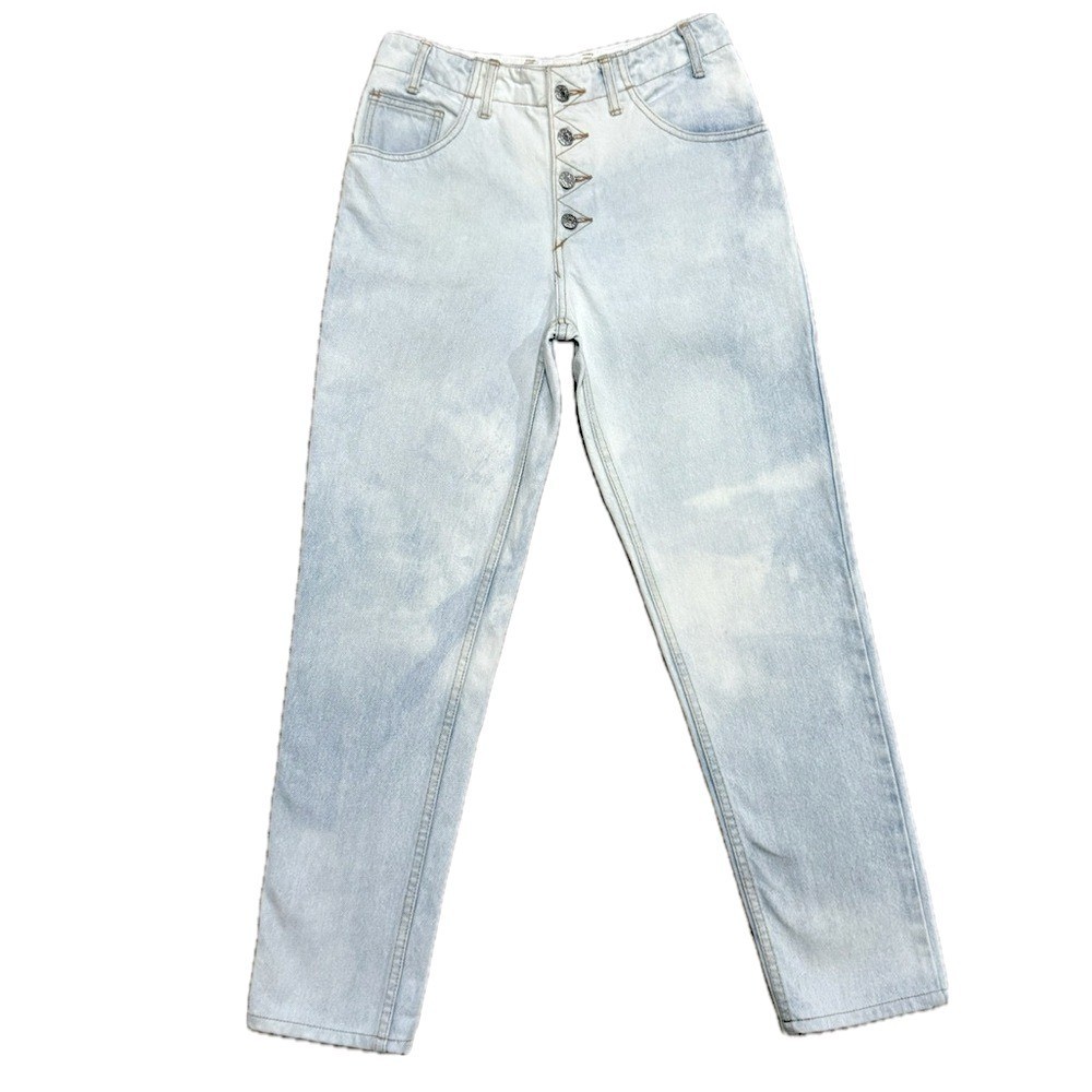 👖🛼 GEORGES MARCIANO for GUESS Acid-Wash 5-Button Jeans | VTG 80s USA Sz 28
