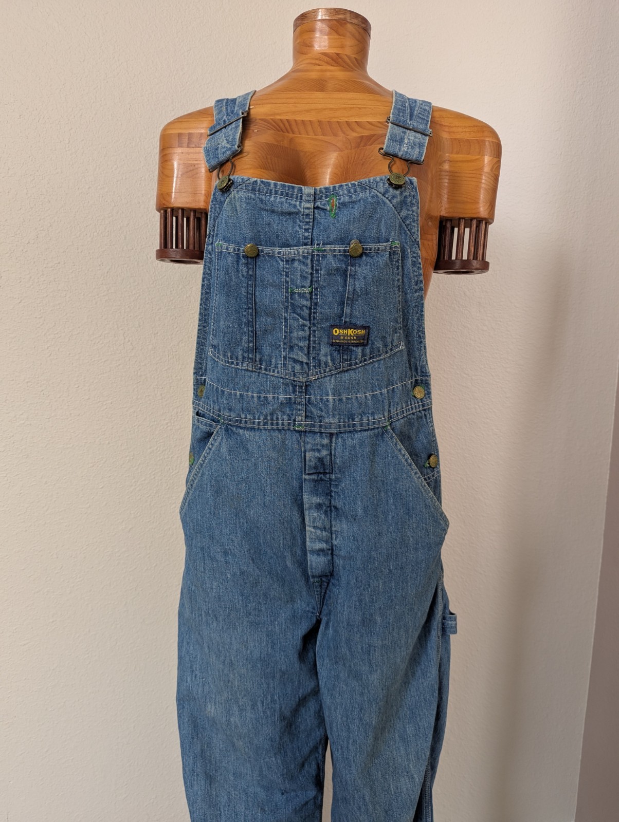 Vintage 70’s Oshkosh B’Gosh Vestback Union Made Sanforized Overalls Size S