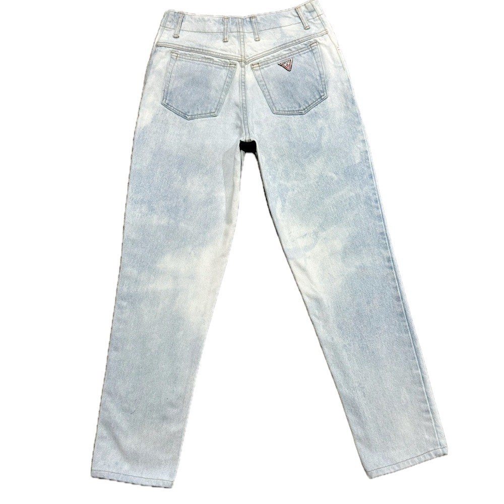 👖🛼 GEORGES MARCIANO for GUESS Acid-Wash 5-Button Jeans | VTG 80s USA Sz 28