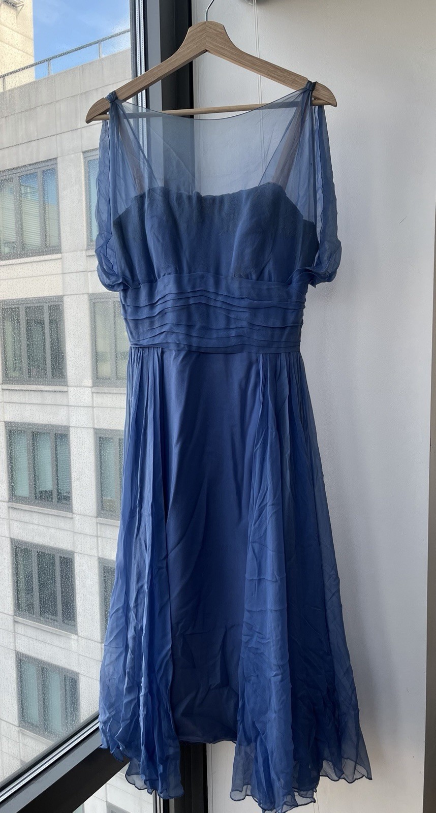 Travilla 1960s Vintage Formal Evening Dress Size S