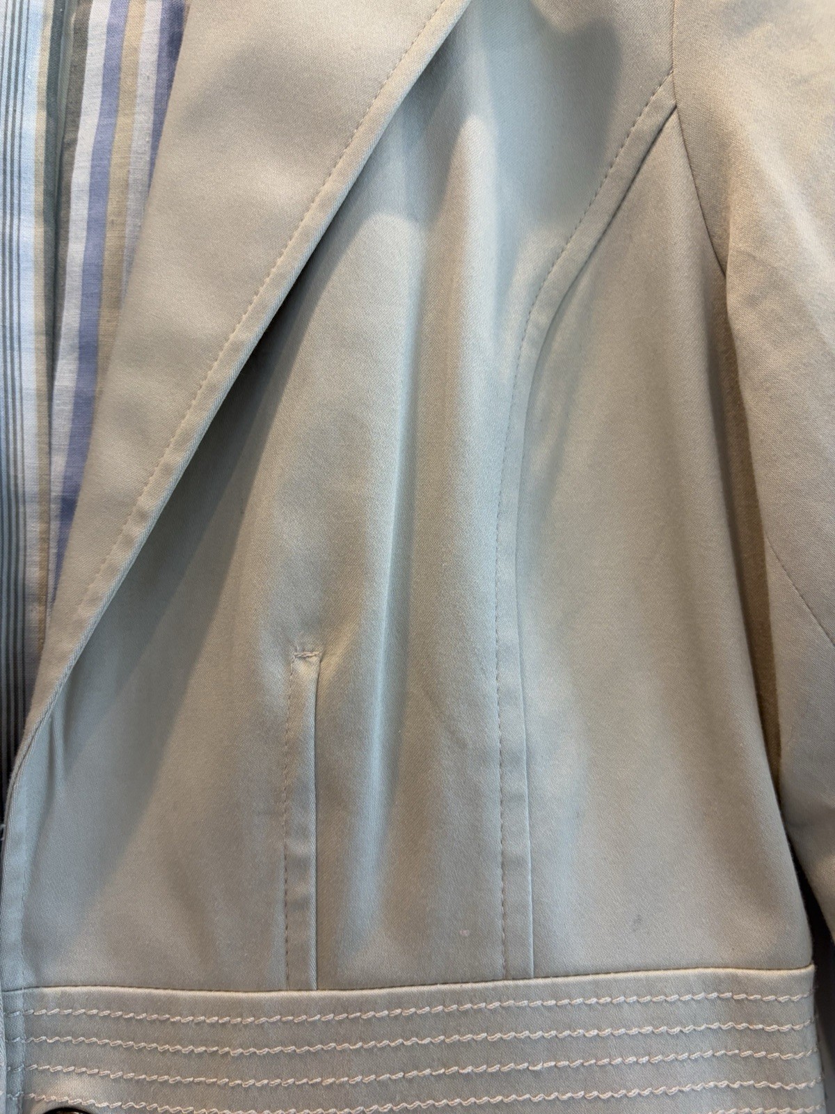 Vintage Willi Smith Lined Blazer Women “street Couture” Sz 8. Quilted Detailing