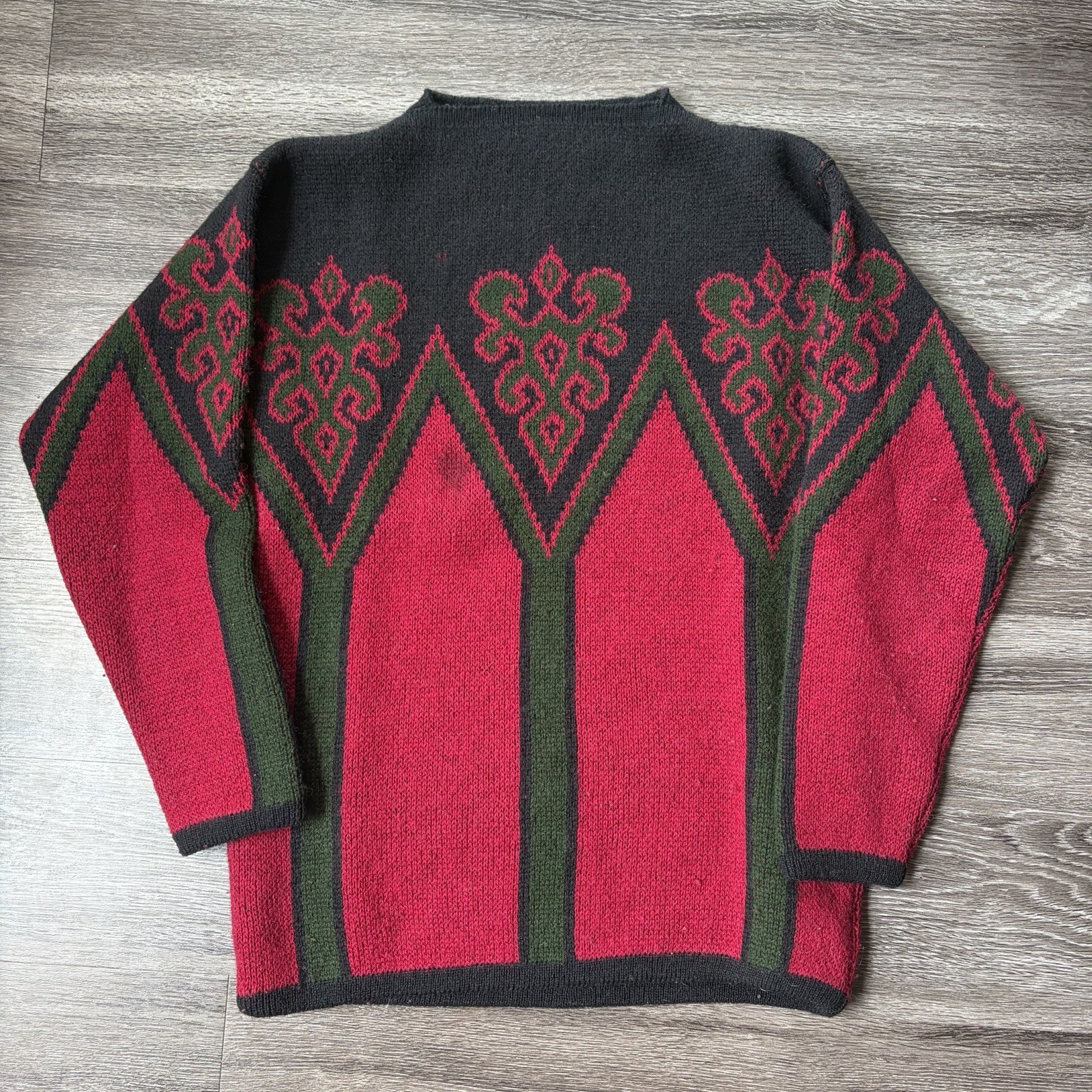 Vintage Janus Of Norway 100% Virgin Wool Sweater Size M