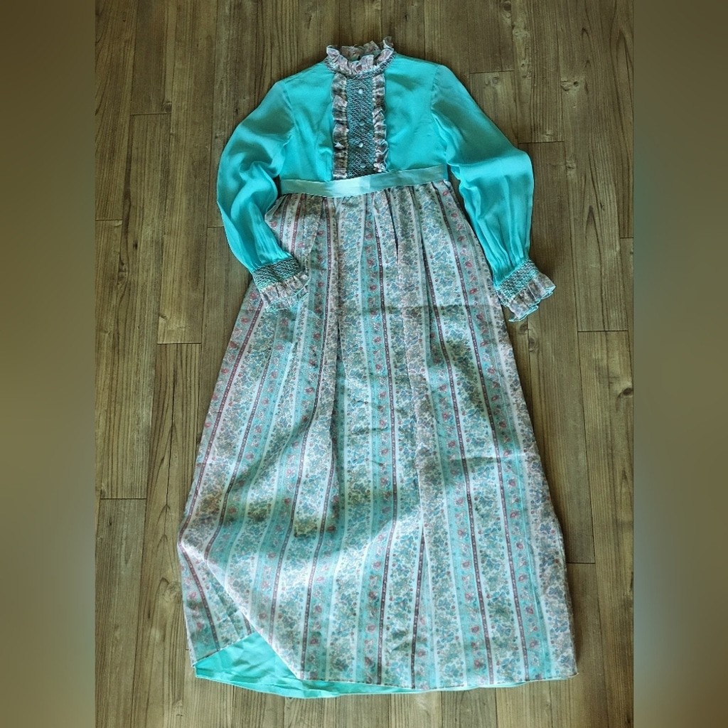 Cottagecore Dream Dress | Vintage 70s Prairie Revival | Union Made