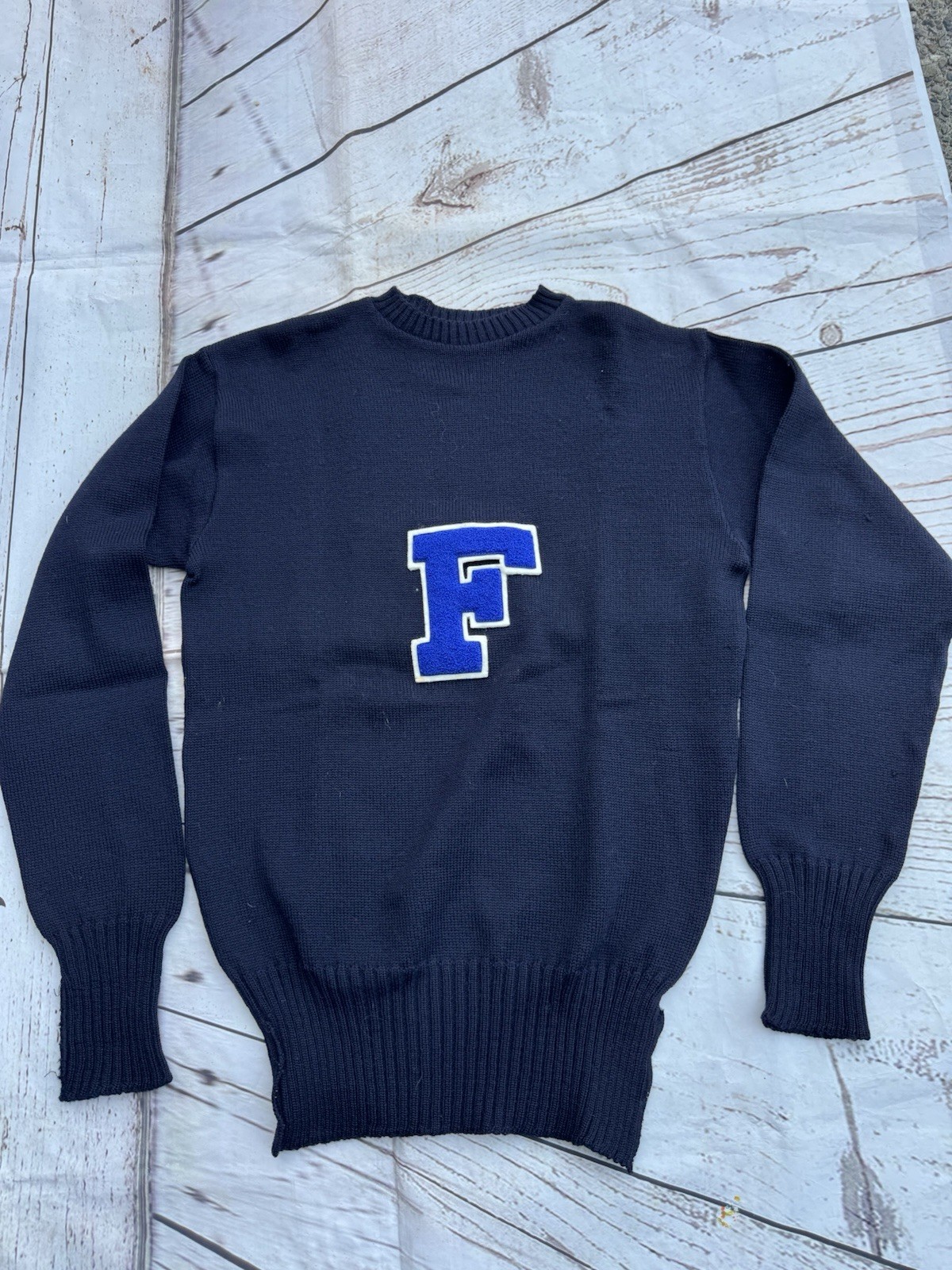 Vintage 50s Lasley Knitting Los Alamos Wool Cardigan Sweater Size S