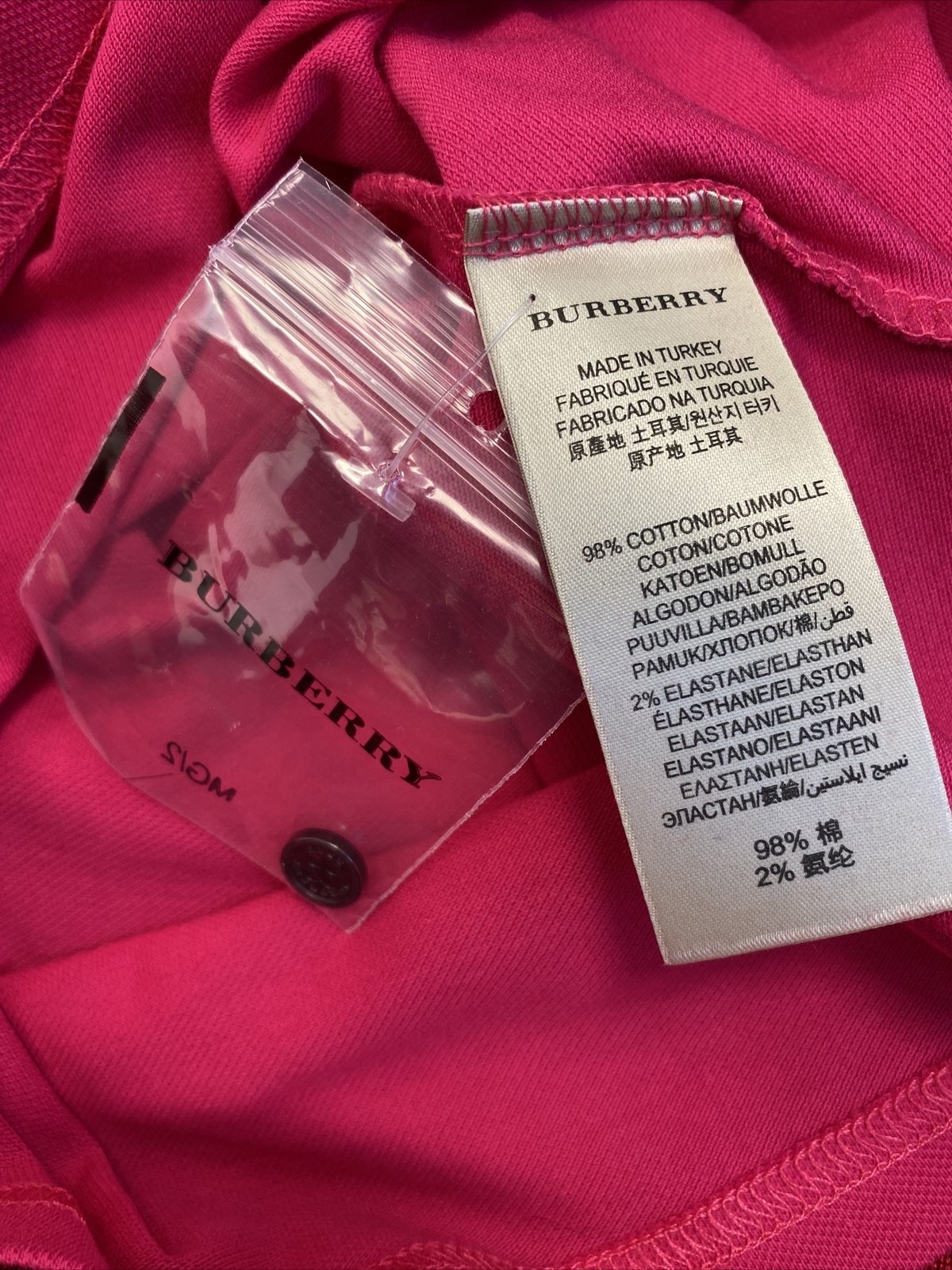 BURBERRY BRIT JERSEY WOMEN SHIRT WOMAN VINTAGE JHD173