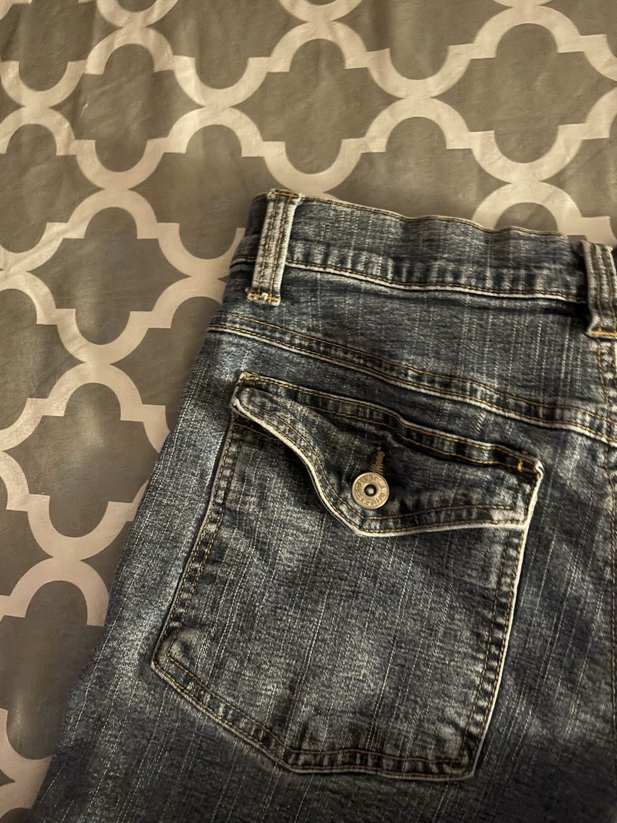 Vintage Womens Size 8 LA Blues Stretch High Rise Y2K 2000’s Summer Jean Shorts