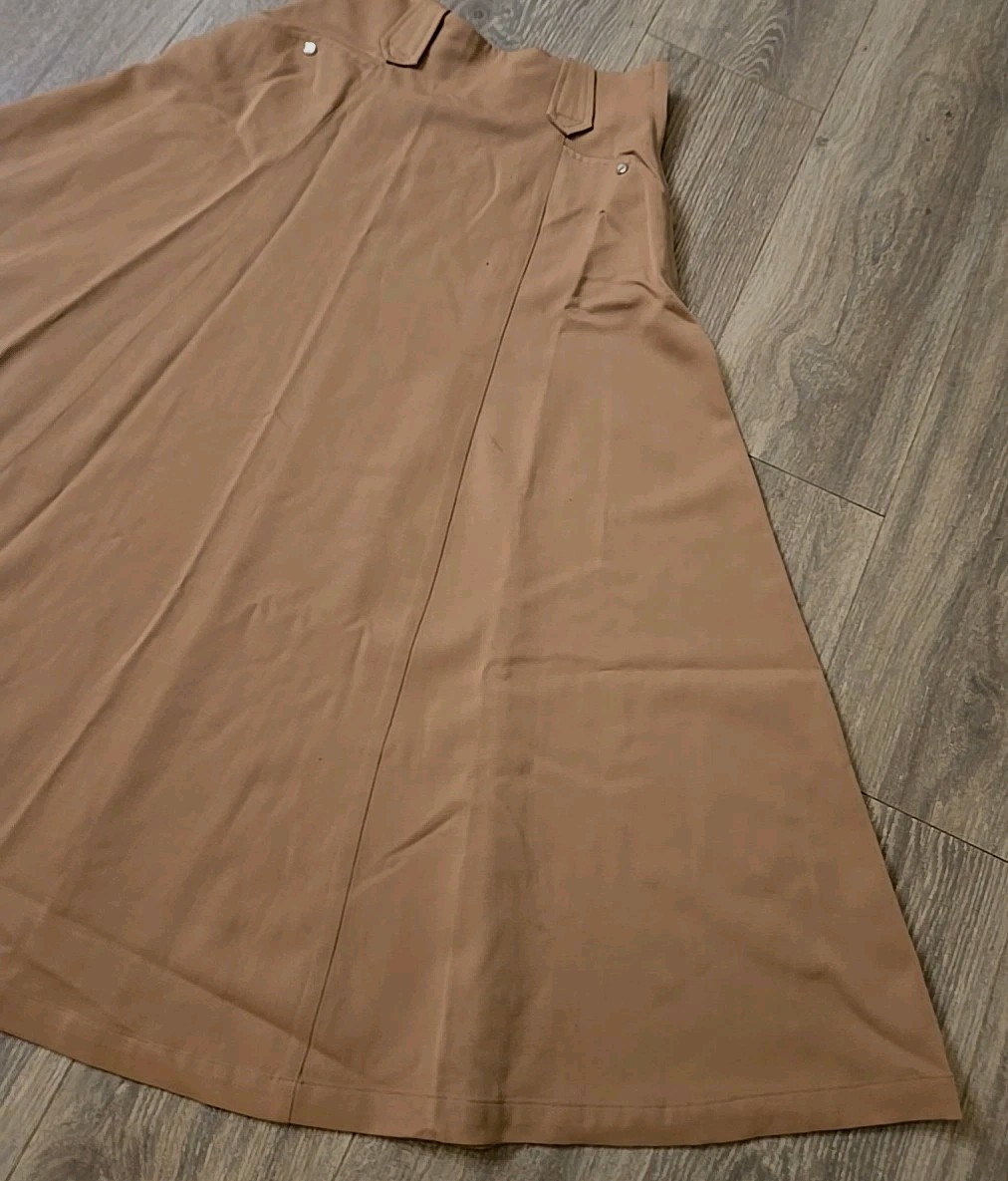 Rare VTG Ralph Lauren Country Wool Maxi Skirt 6 Tweed Equestrian Classic