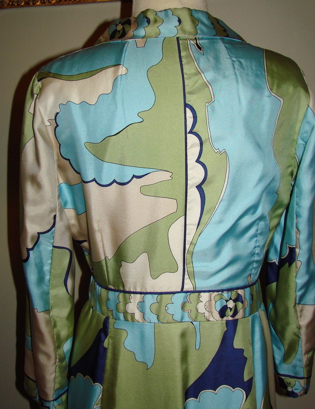 RARE VINTAGE Averardo BESSI 1970s Italy 100% SILK OVER COAT LONG JACKET JP ALLEN