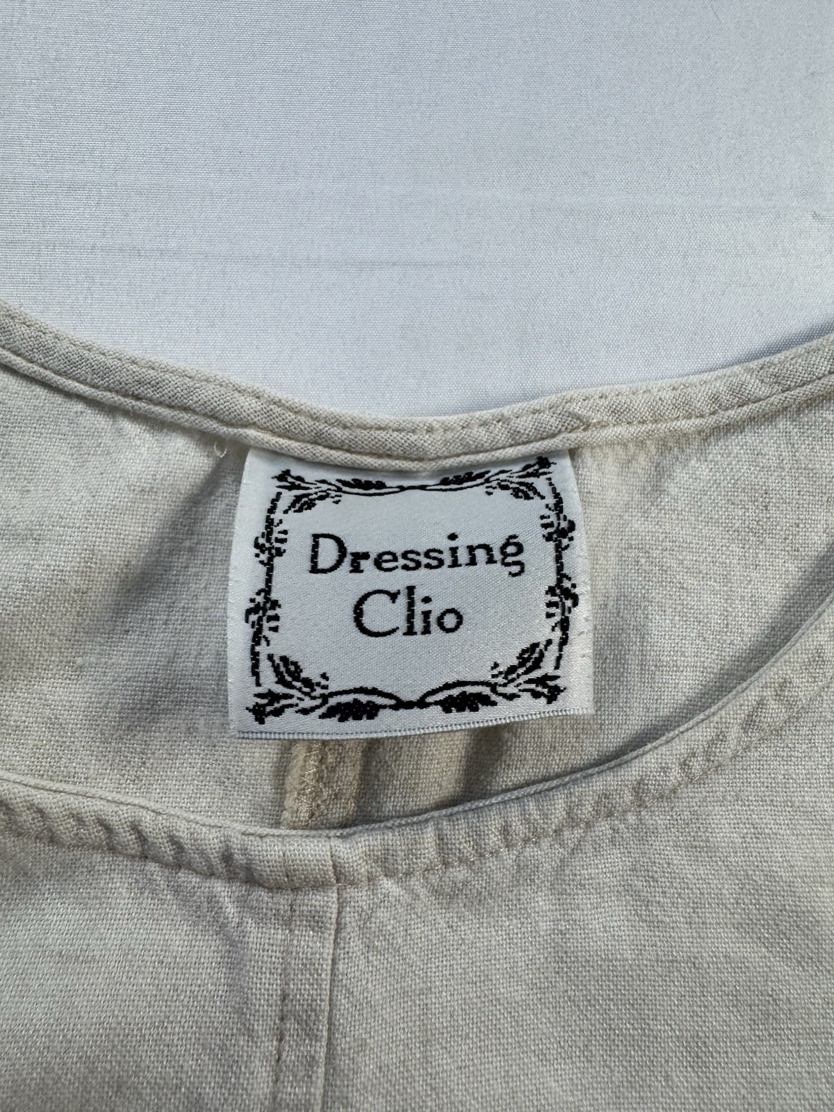 Vintage 90’s Linen Dressing Clio Boho Sleeveless Maxi Dress Women’s s Medium