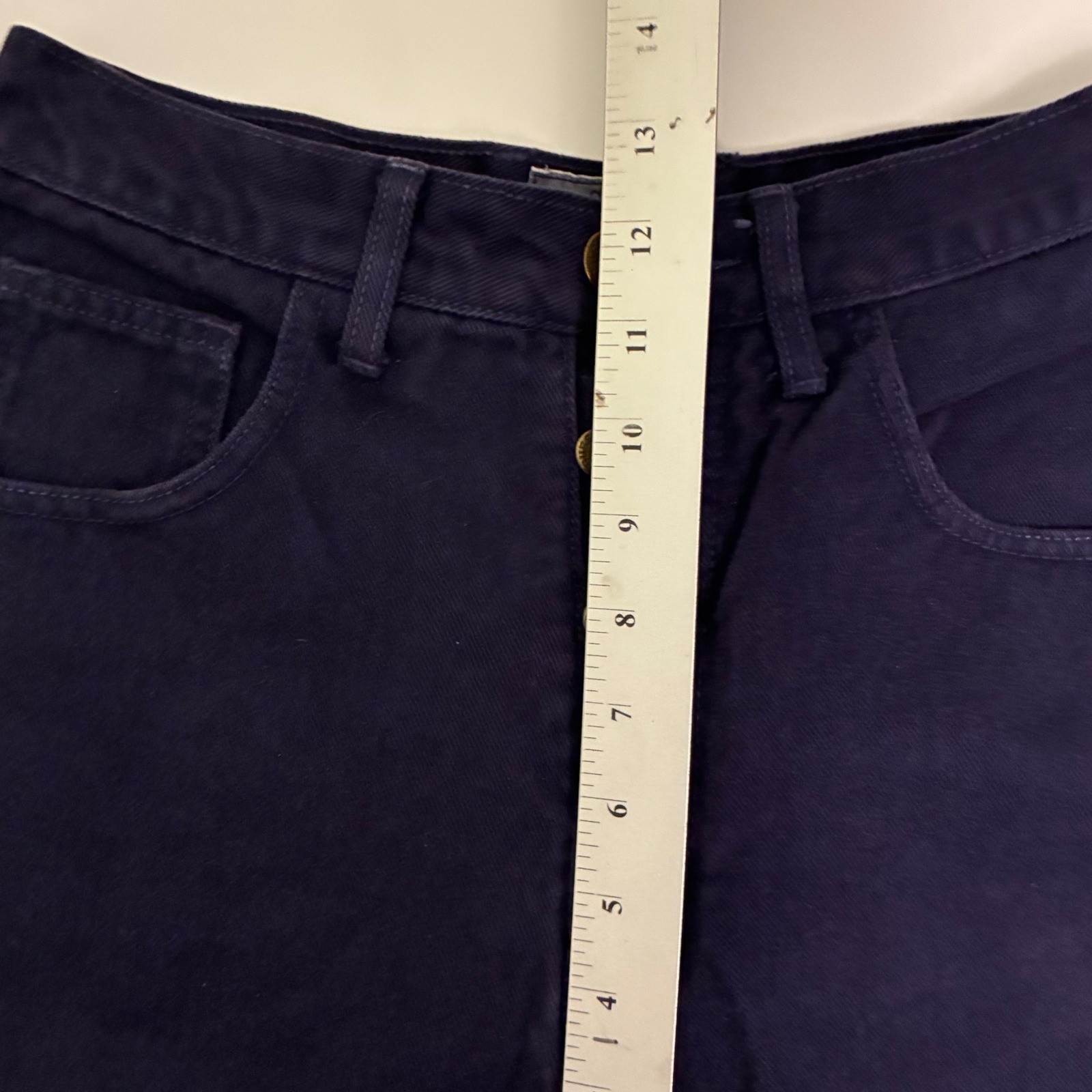 Vintage Guess Georges Marciano Size 29 High Waisted Denim Shorts Made in USA