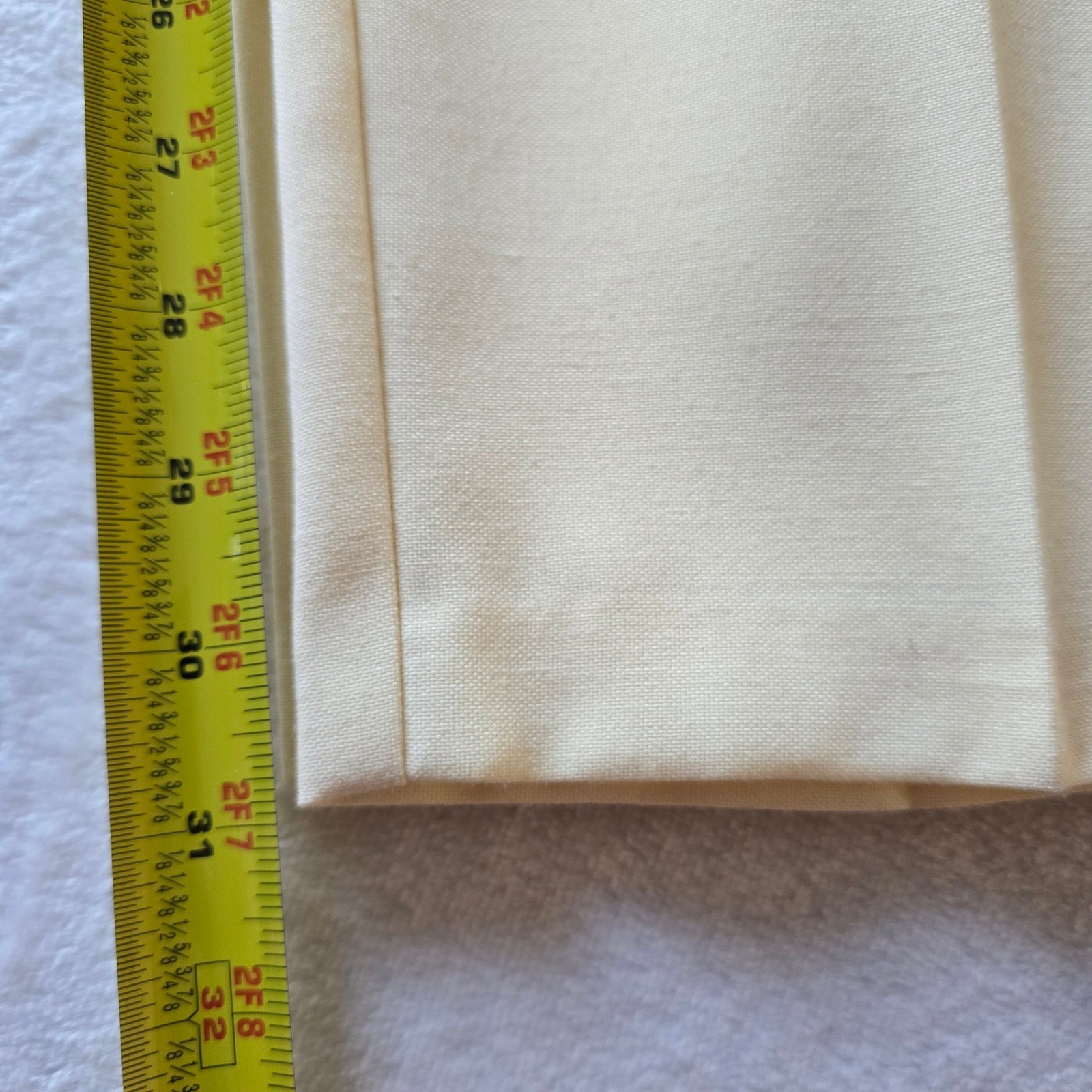 Vintage 90s Counterparts Off White High Rise Pleated Trousers Size 12 NWT