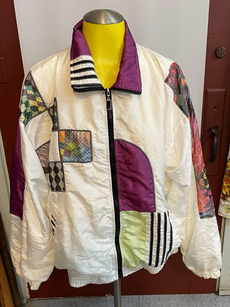 Vintage Great Cavalier By St Paul Women’s Multi Color Windbreaker 1980’s