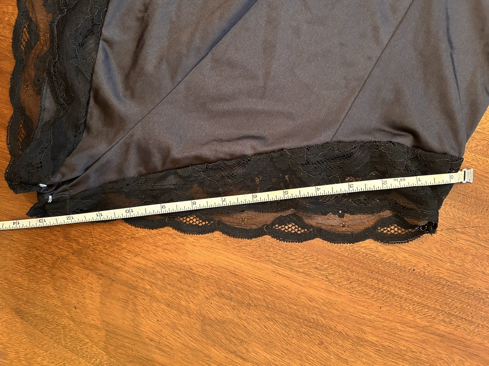 VTG Wonder Maid Lord & Taylor Teddy Bodysuit Lingerie Sz 32 Nylon Lace Black
