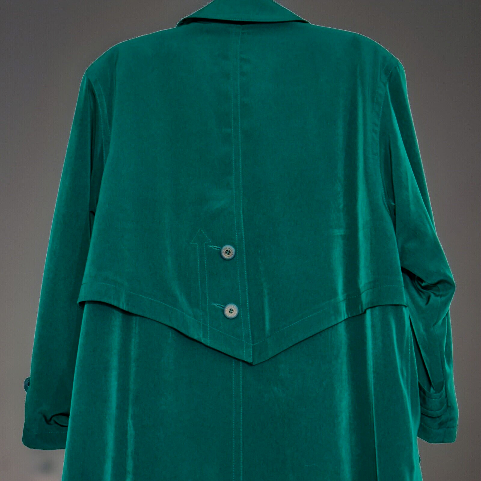 Vintage Misty Harbor Rare Made In Russia Trench Coat Woman Sz 14 Full Zip Liner