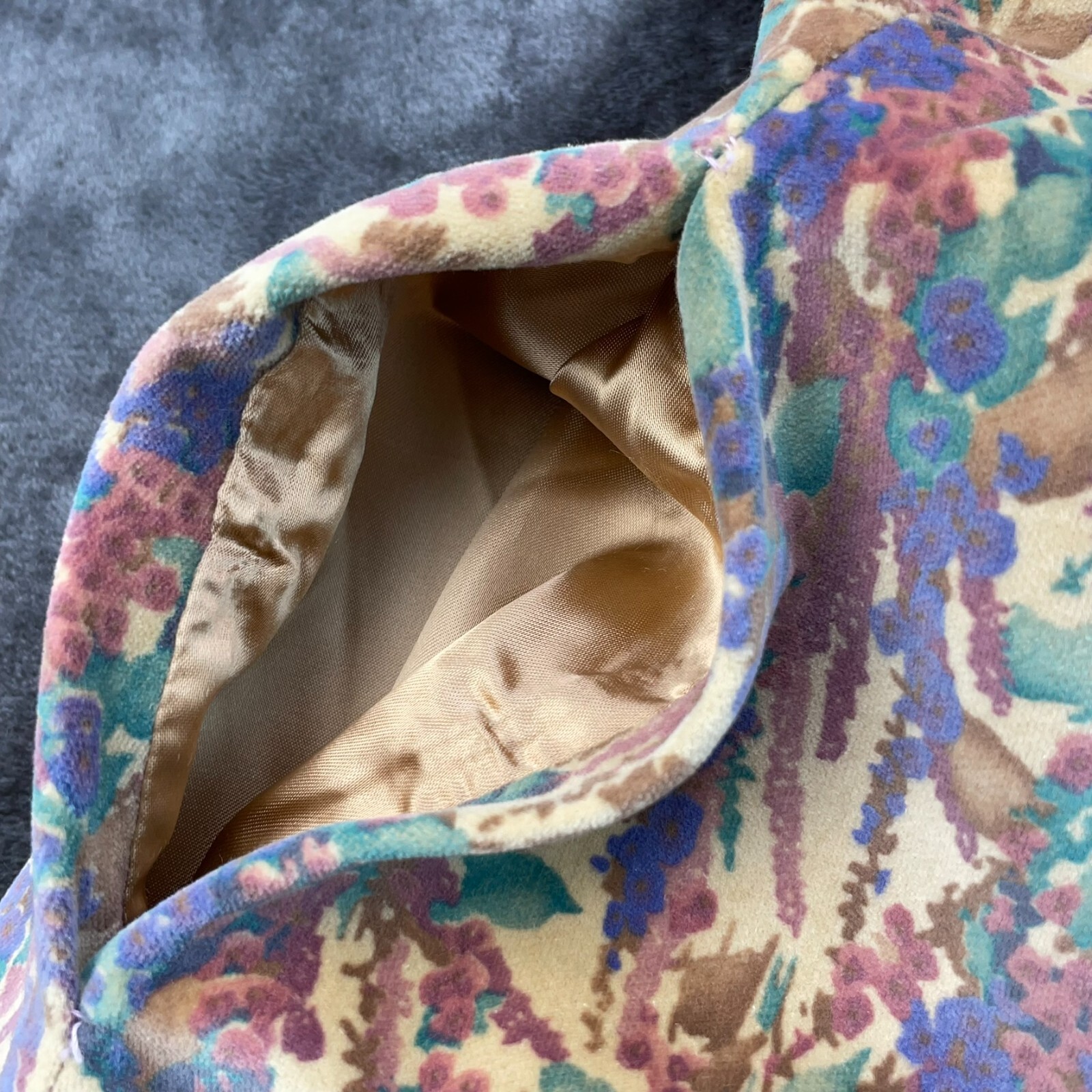 Marguerite Rubel San Francisco Vintage Skirt Size 16 Retro Floral Trad Wife