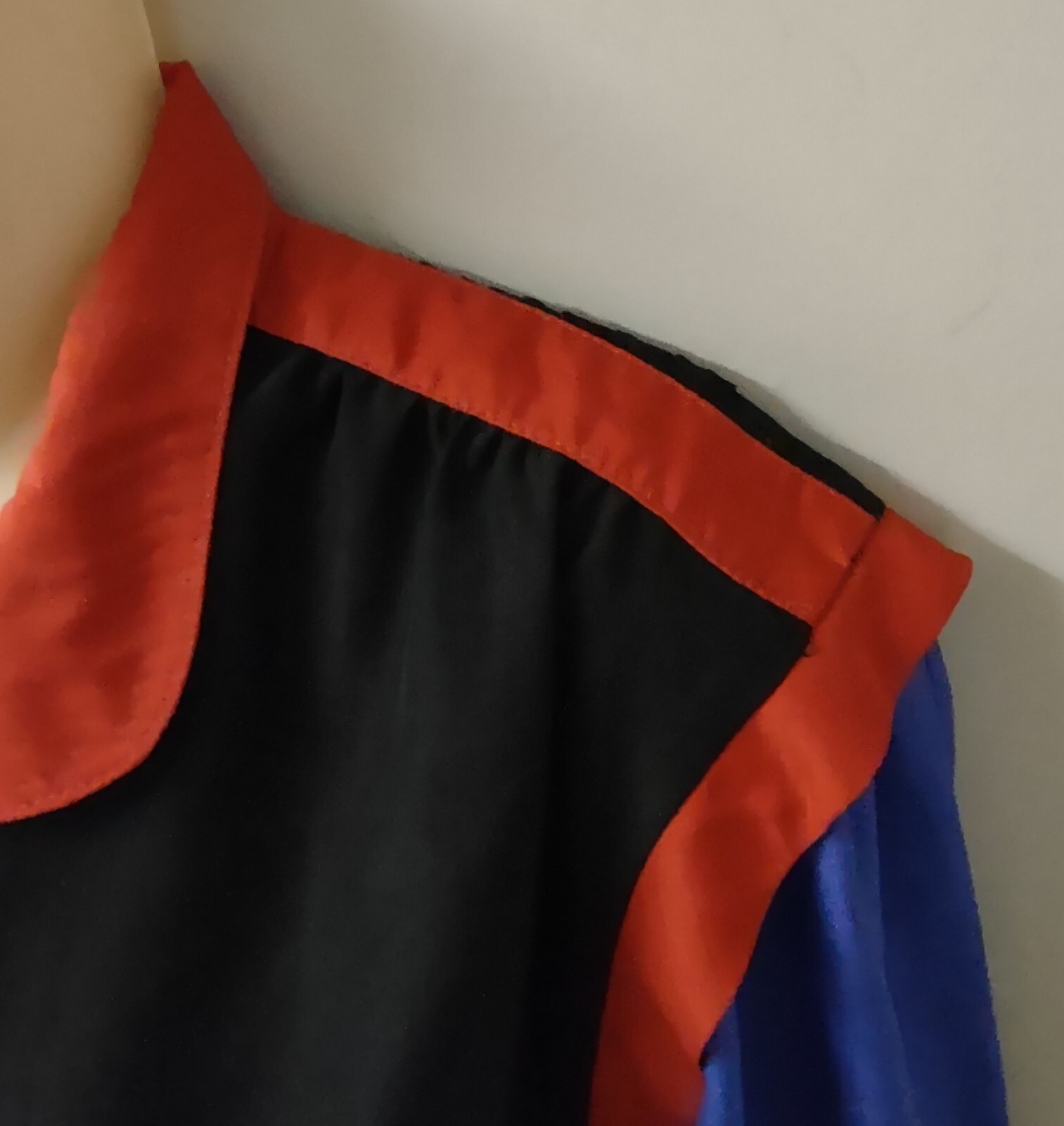 Vintage The Kollection Ltd Saks Fifth Avenue Color Block Shirt Dress Union 10