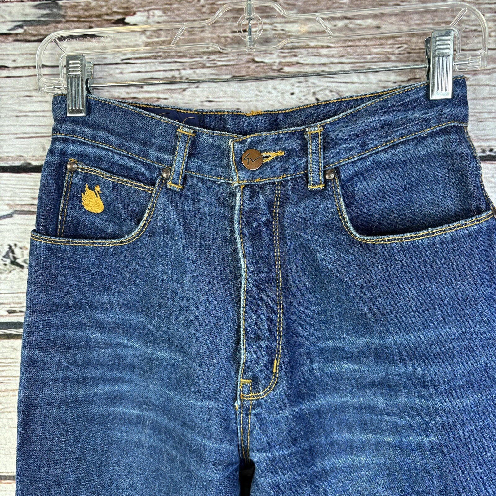 Gloria Vanderbilt For Murjani VINTAGE Staight Leg Jeans 8 Fit Small 25” Waist!!